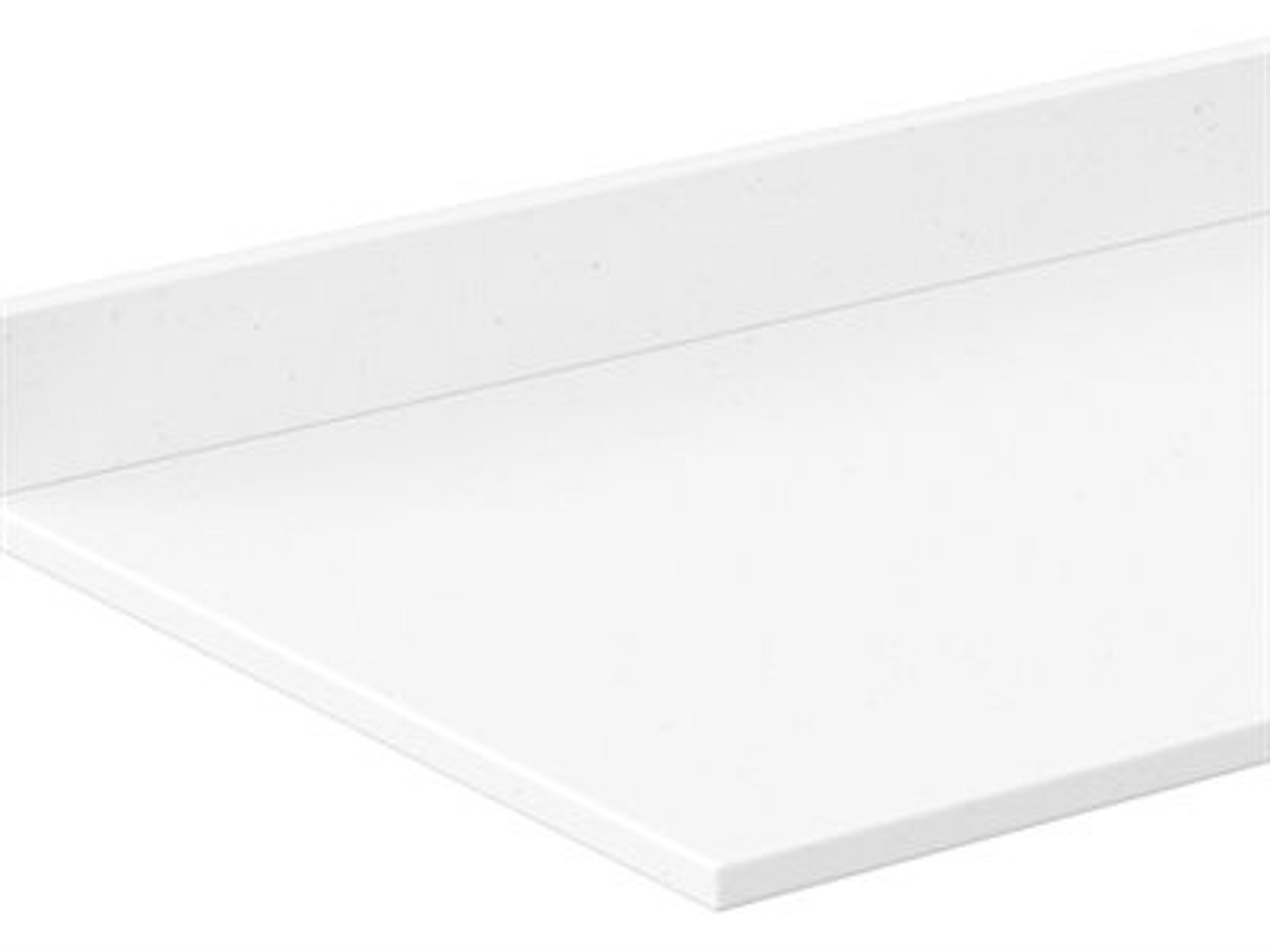 Top Finish: White Cultured Marble