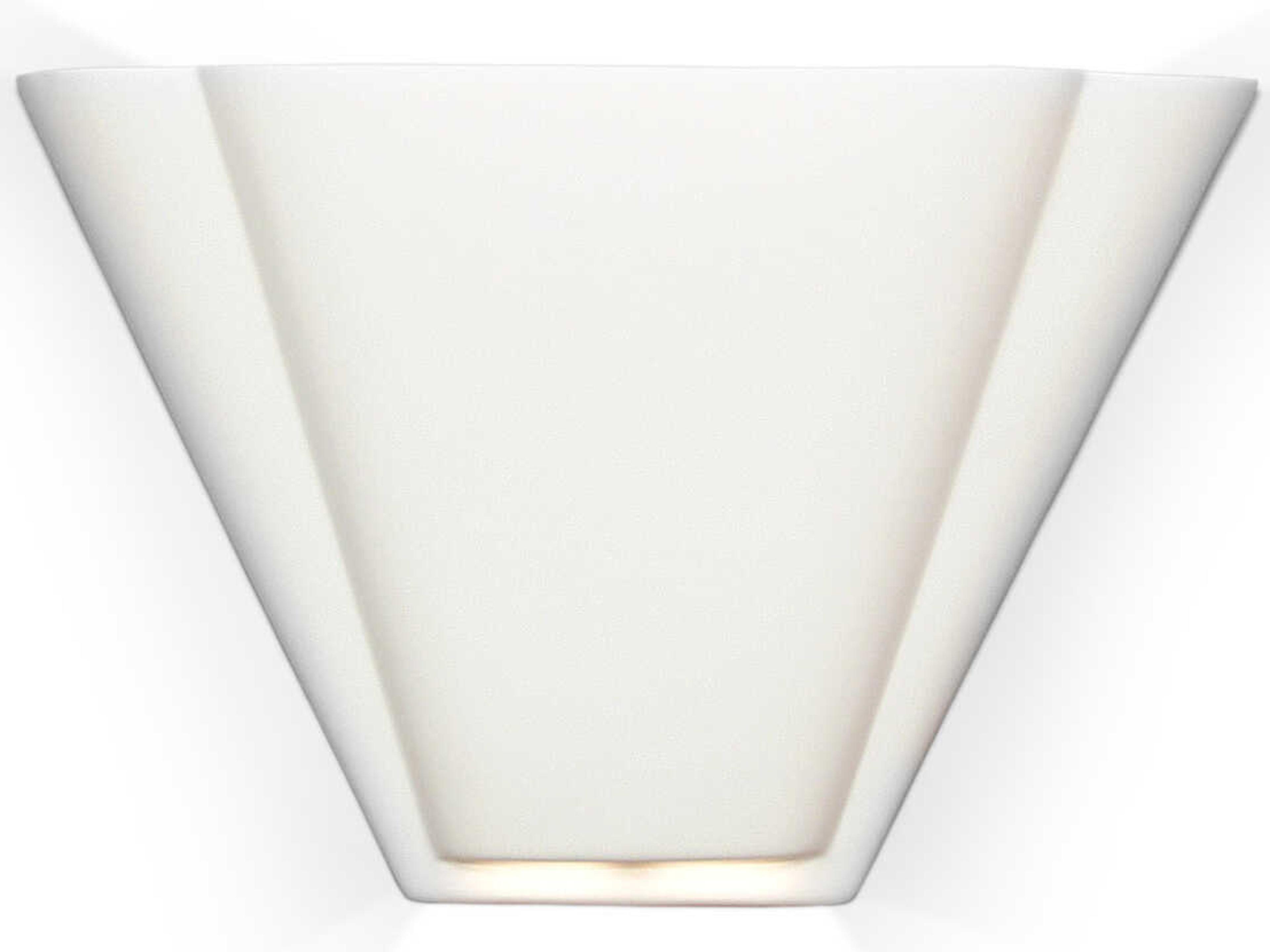 A19 Nova Scotia 1-Light White Wall Sconce