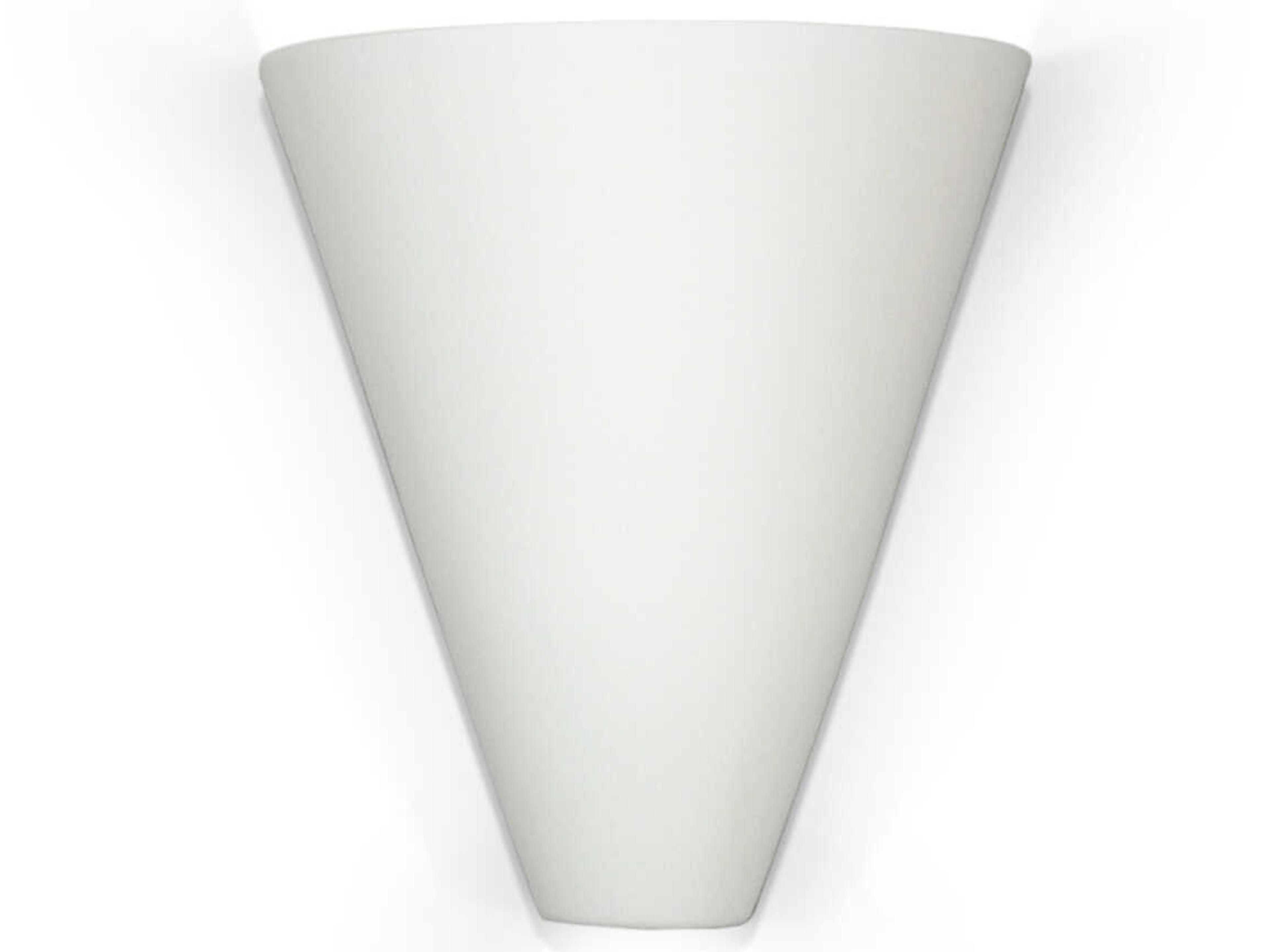 A19 Gotlandia 1-Light White Wall Sconce