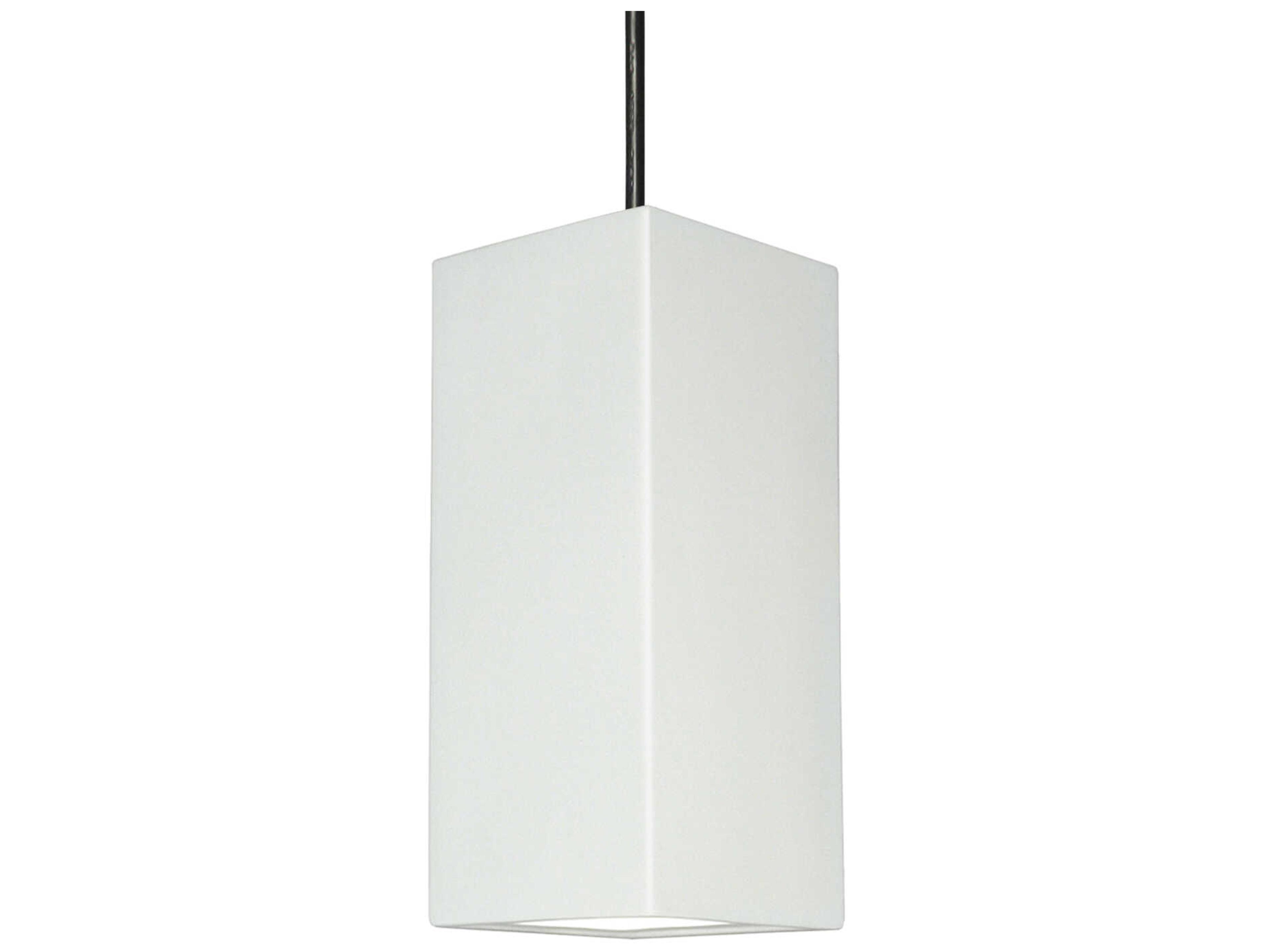 A19 Gran Timor 1-Light White Mini Pendant
