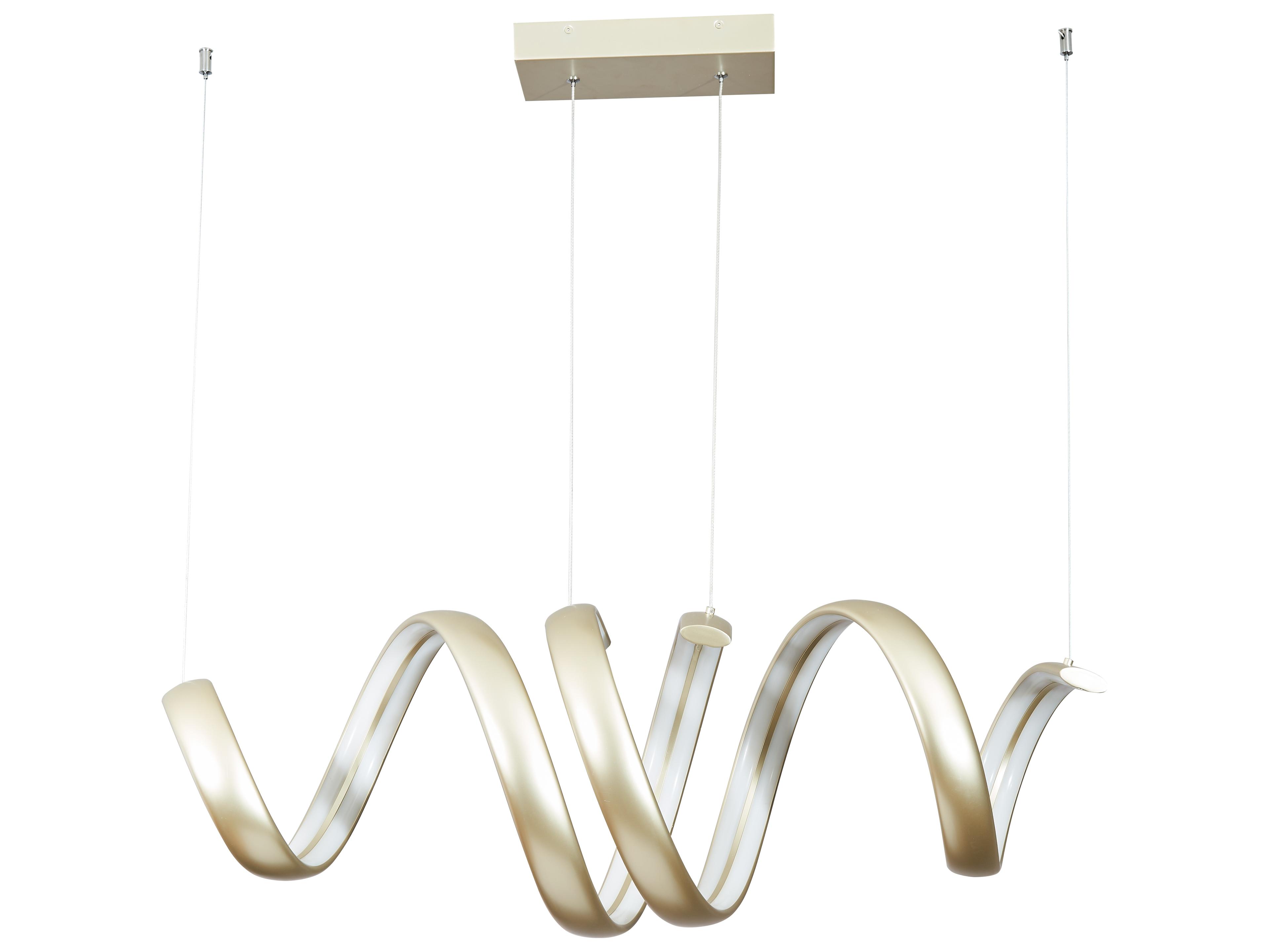 Abra Sling 2-Light Titanium Silver Island Pendant