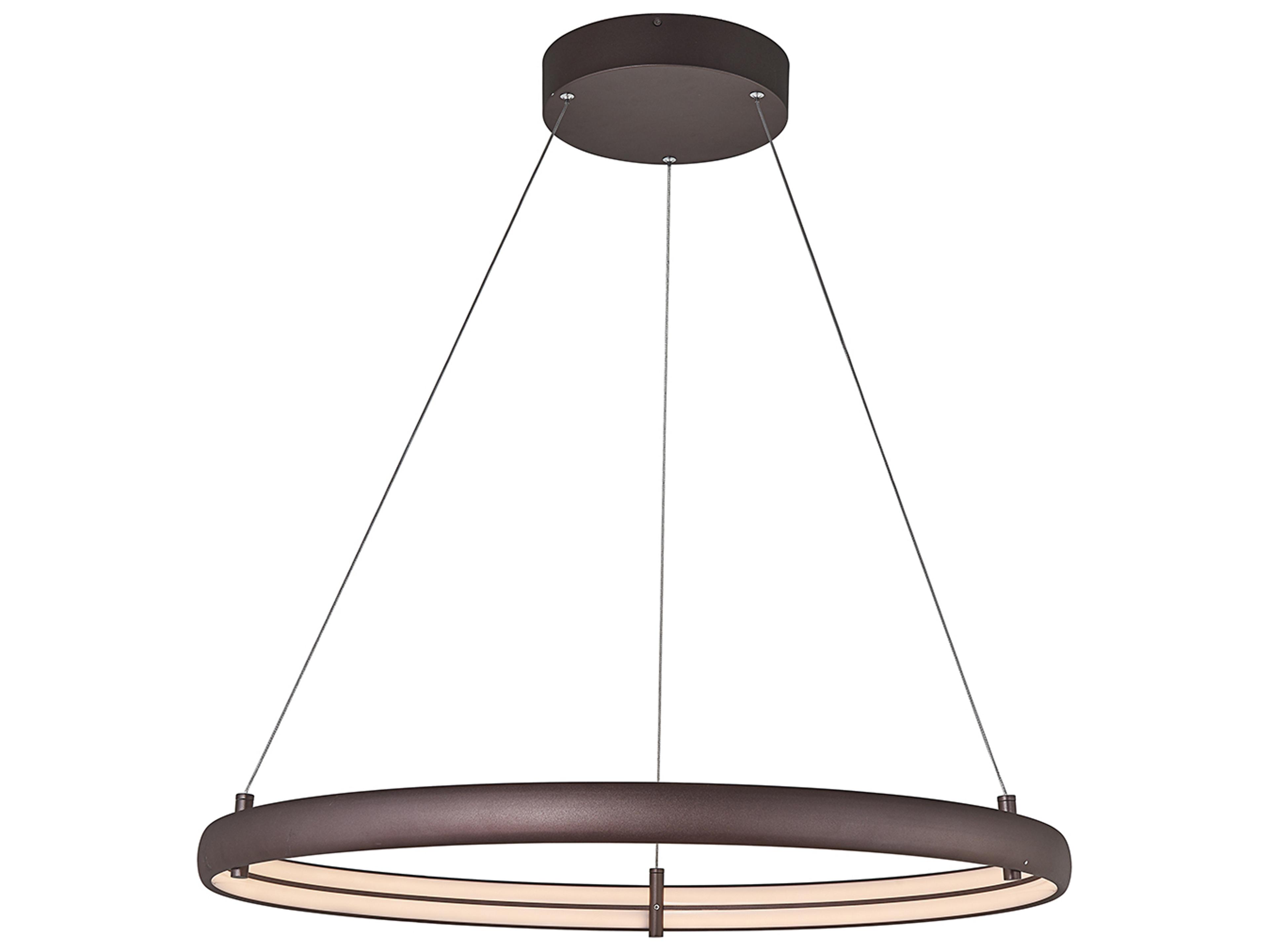 Abra Sling 1-Light Bronze Round Pendant