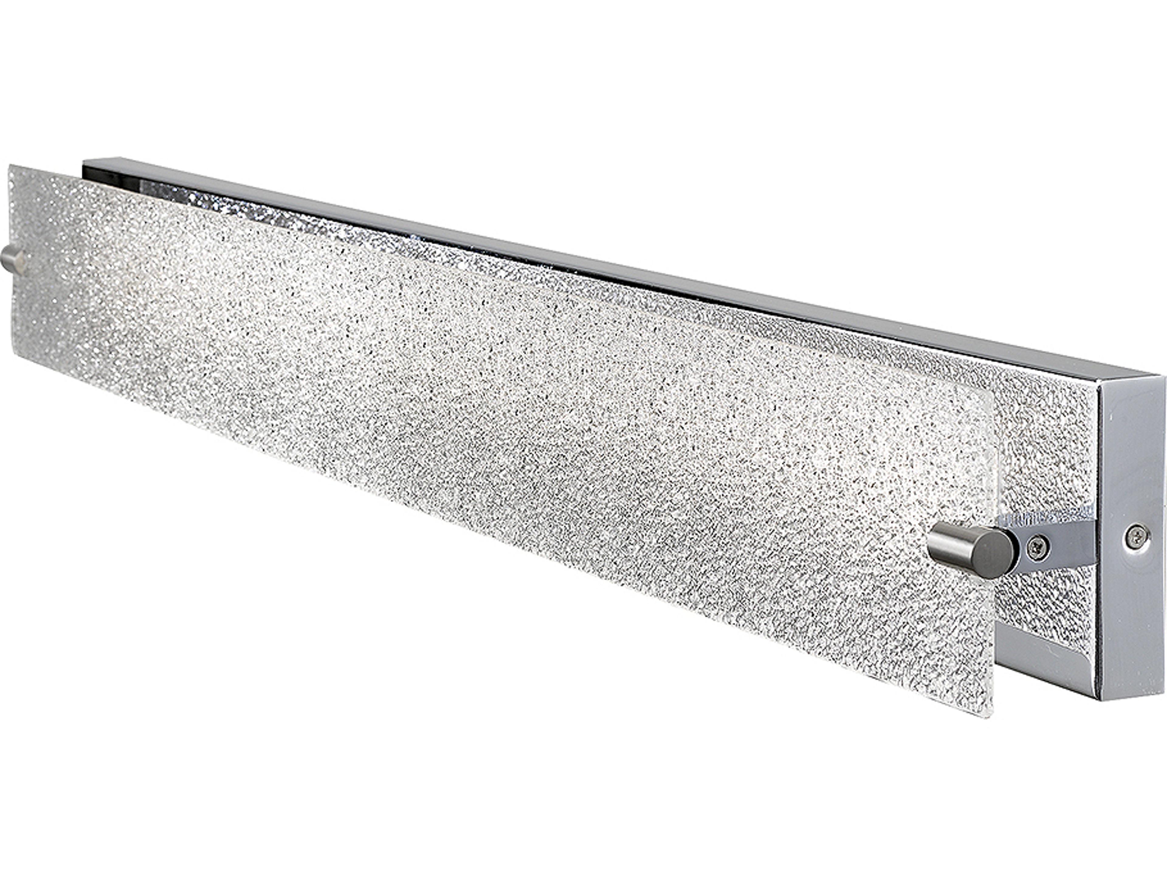 Abra Blaze 1-Light Brushed Nickel Vanity Light