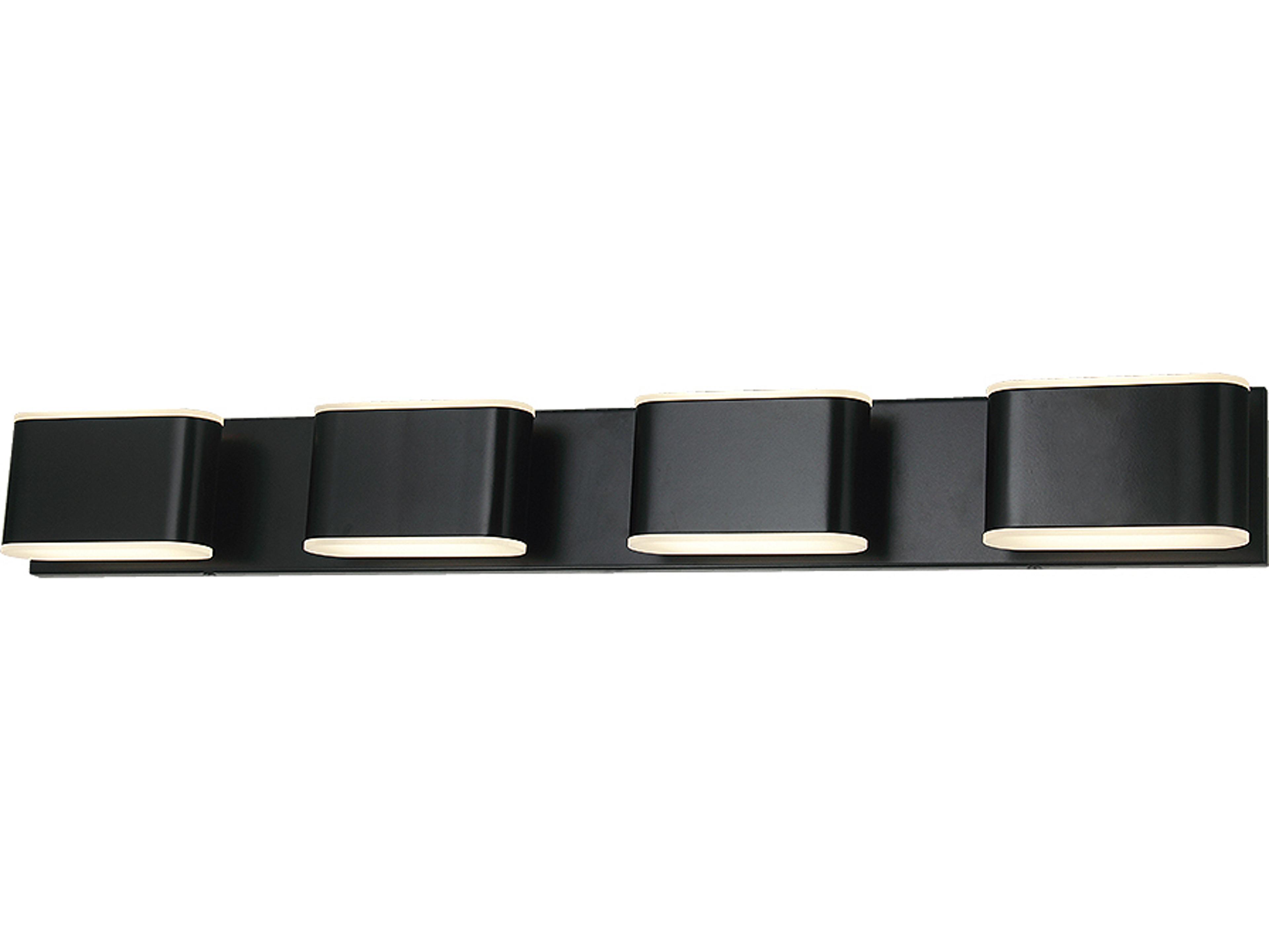 Abra Bianca 8-Light Black Vanity Light