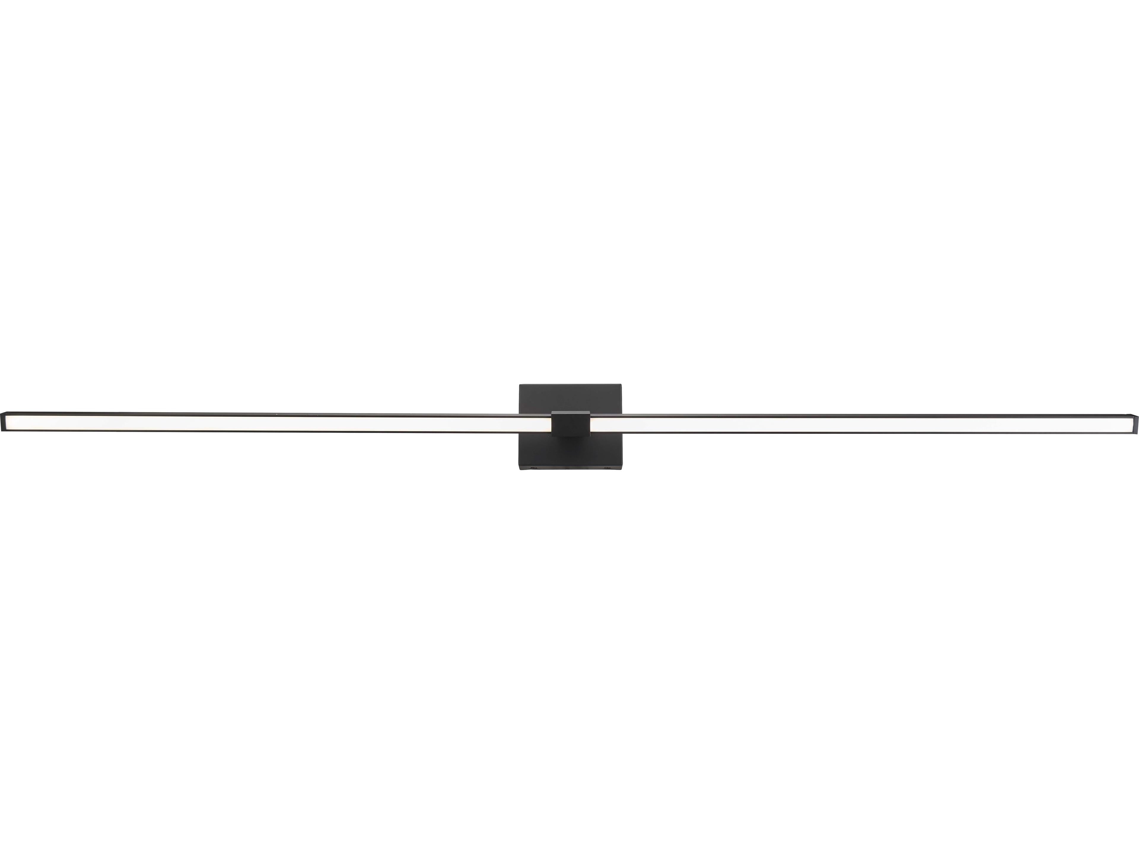 Abra Epee 2-Light Black Vanity Light