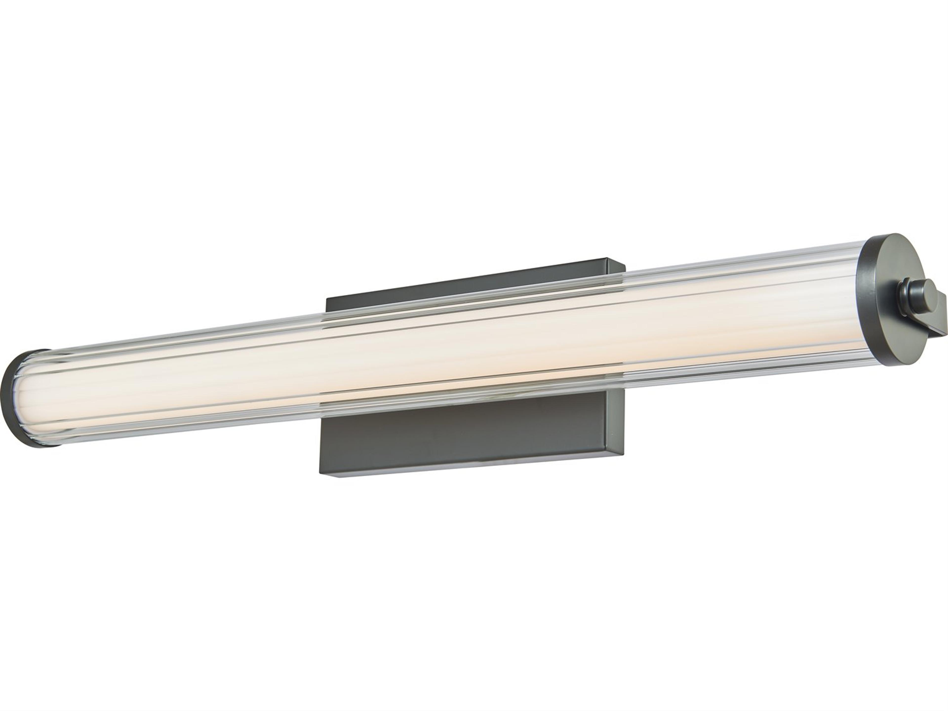 Abra Macie 1-Light Black Vanity Light