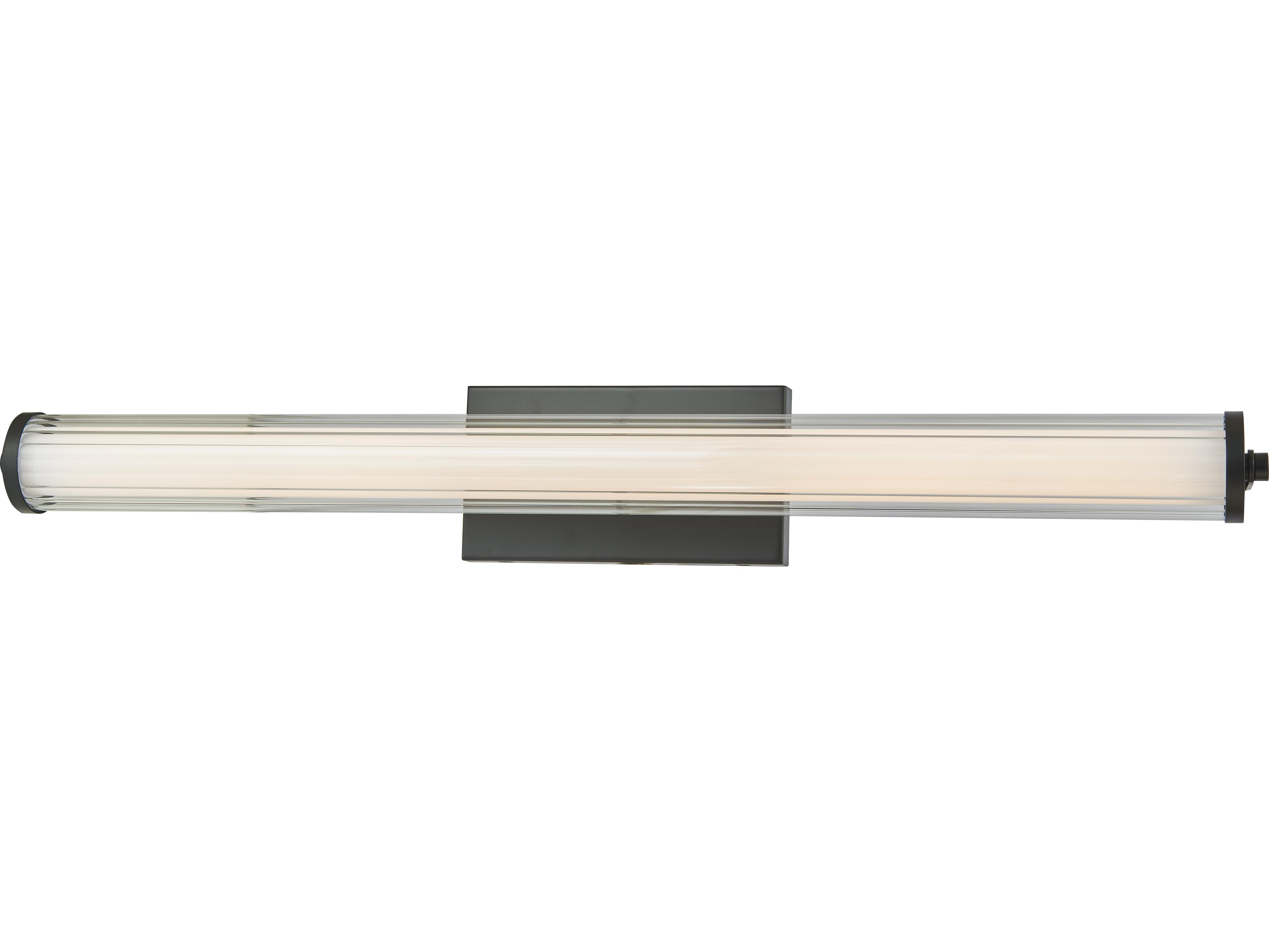 Abra Macie 1-Light Black Vanity Light