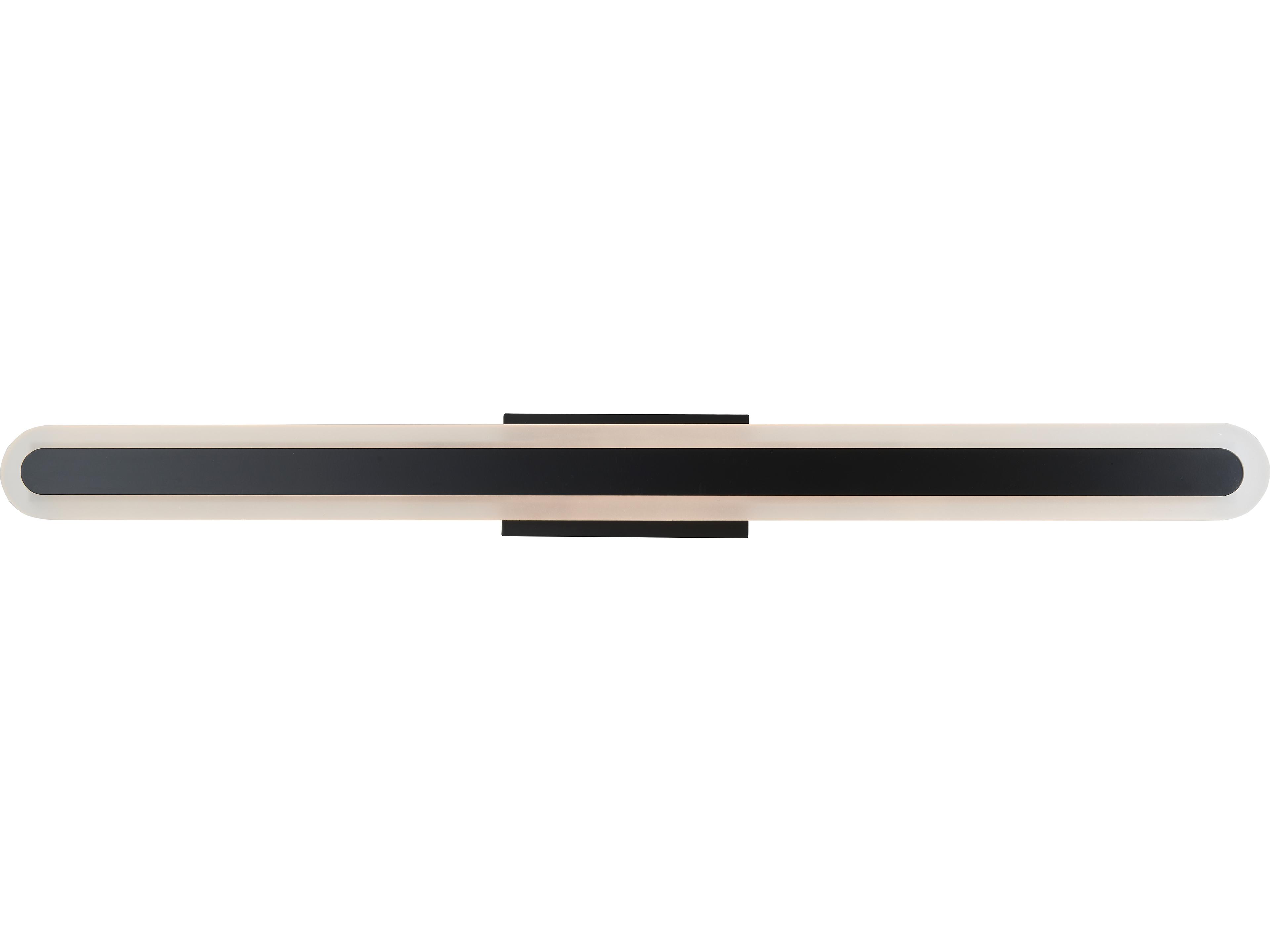 Abra Camy 1-Light Matte Black Vanity Light