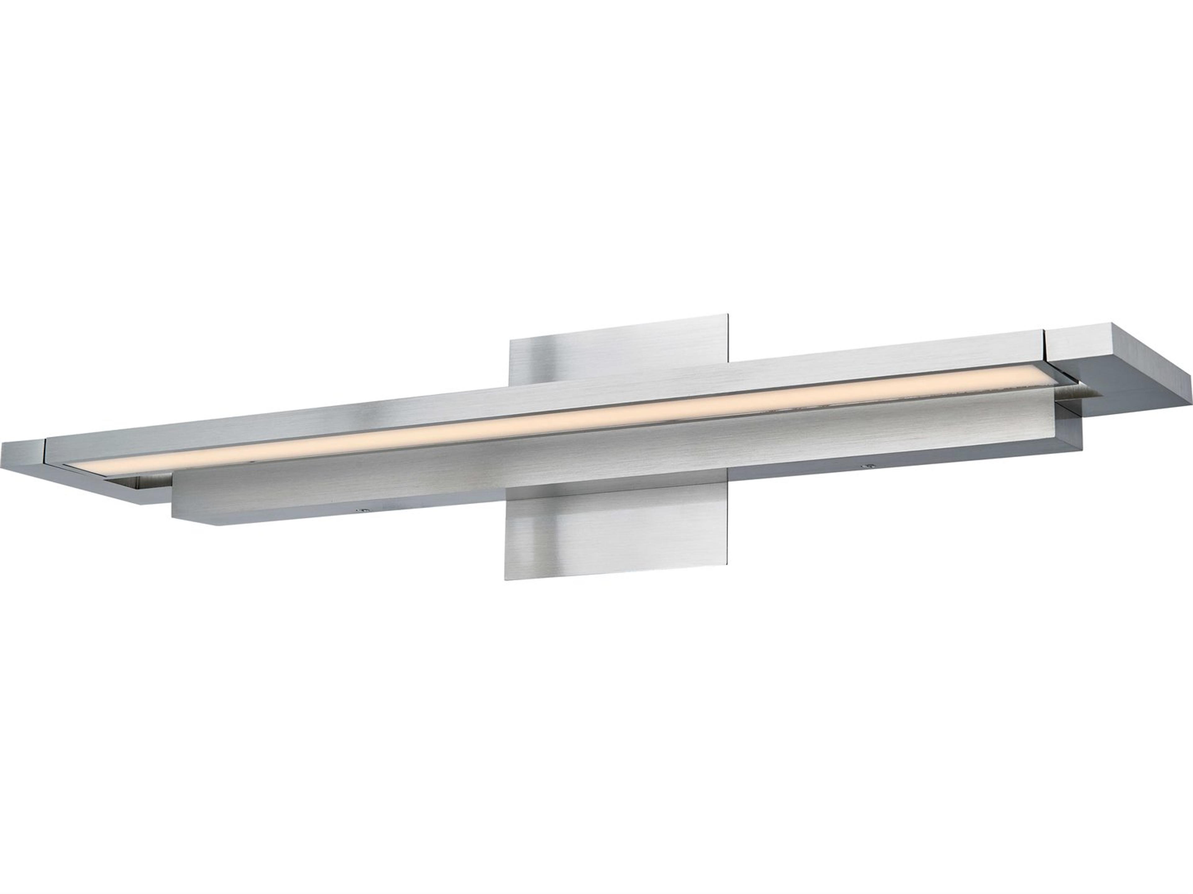 Abra Whirl 1-Light Brushed Nickel Vanity Light