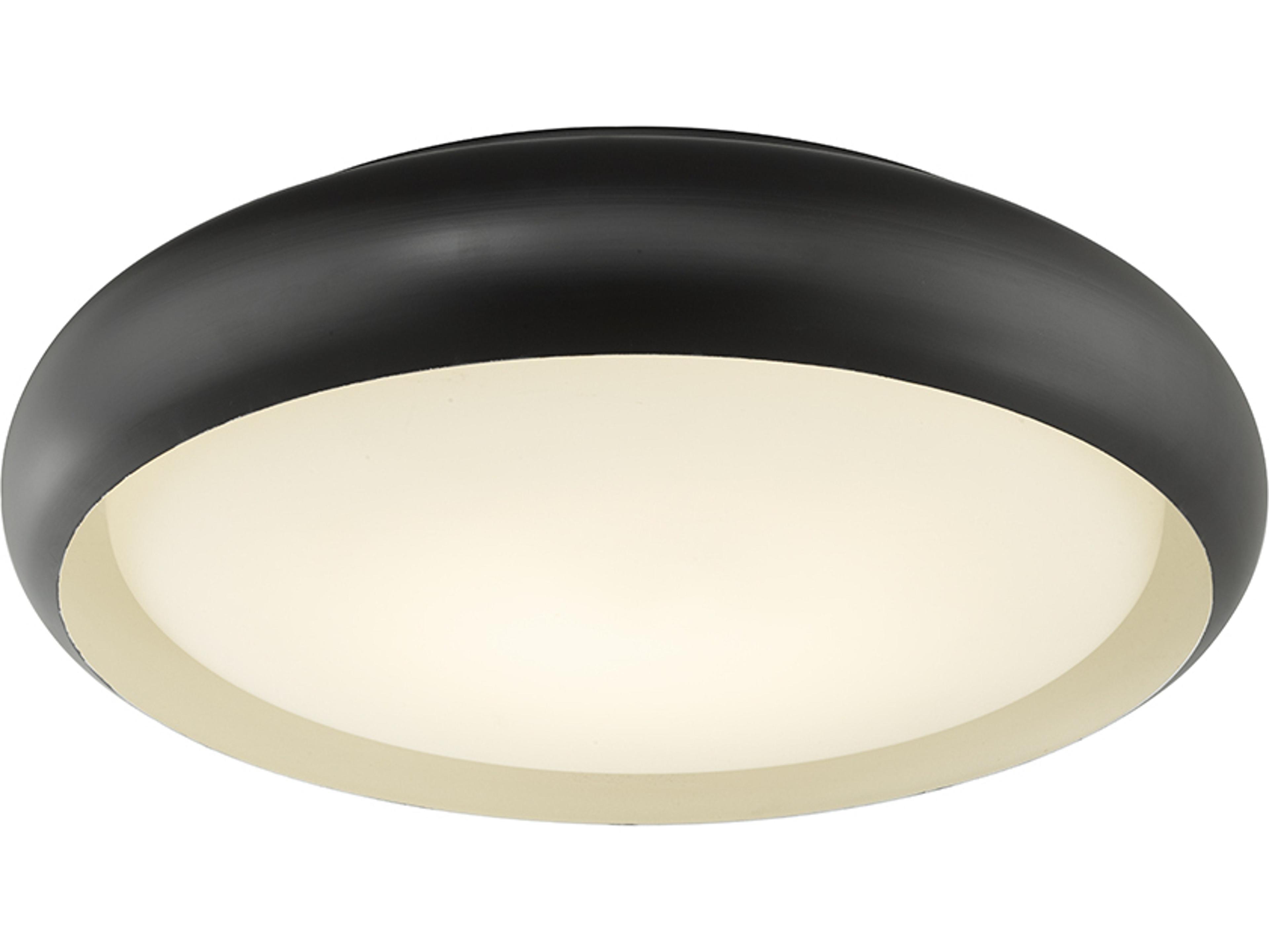 Abra Euphoria 1-Light Bronze Round Flush Mount