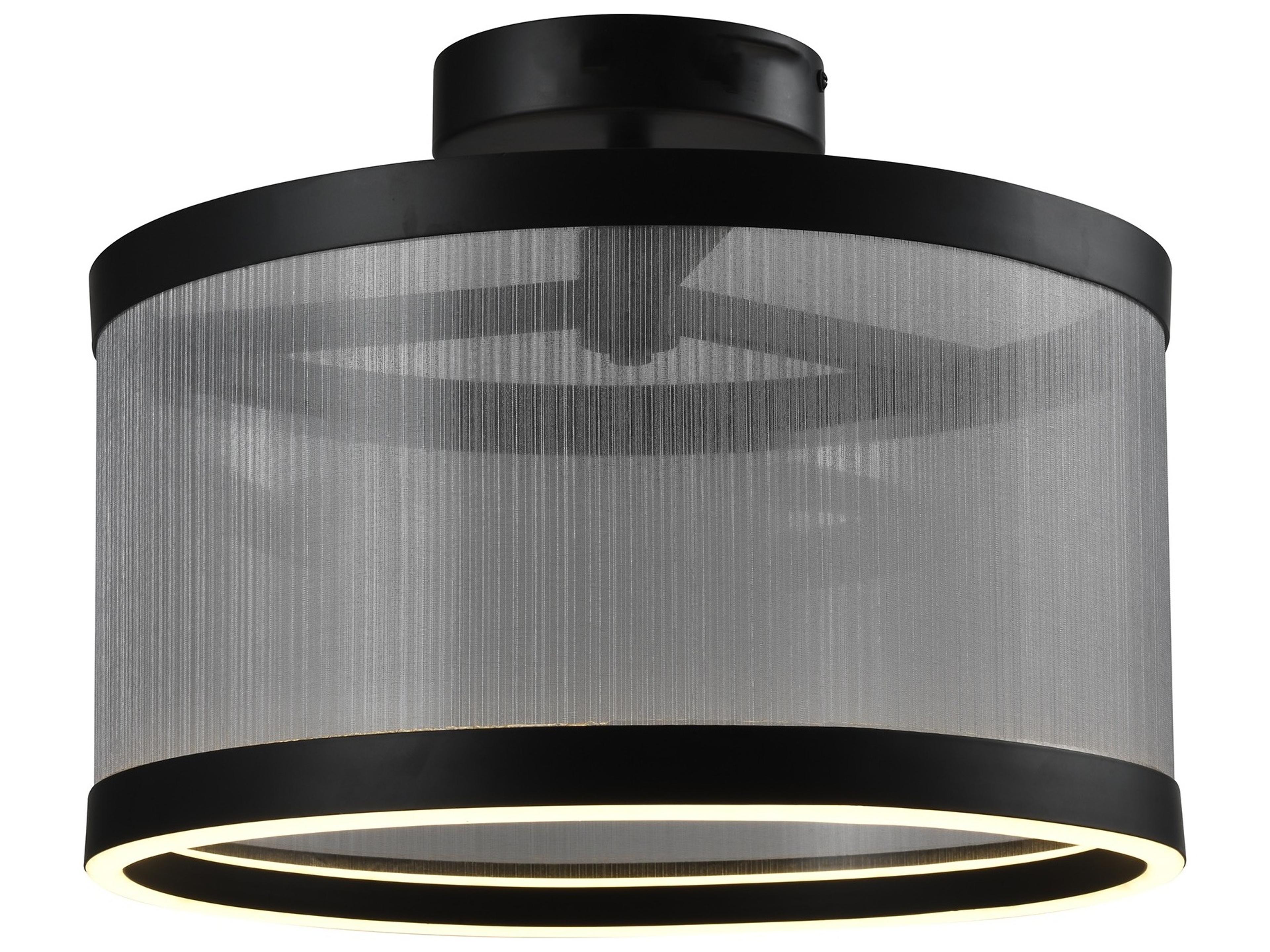 Artcraft Cora Silver Semi Flush Mount