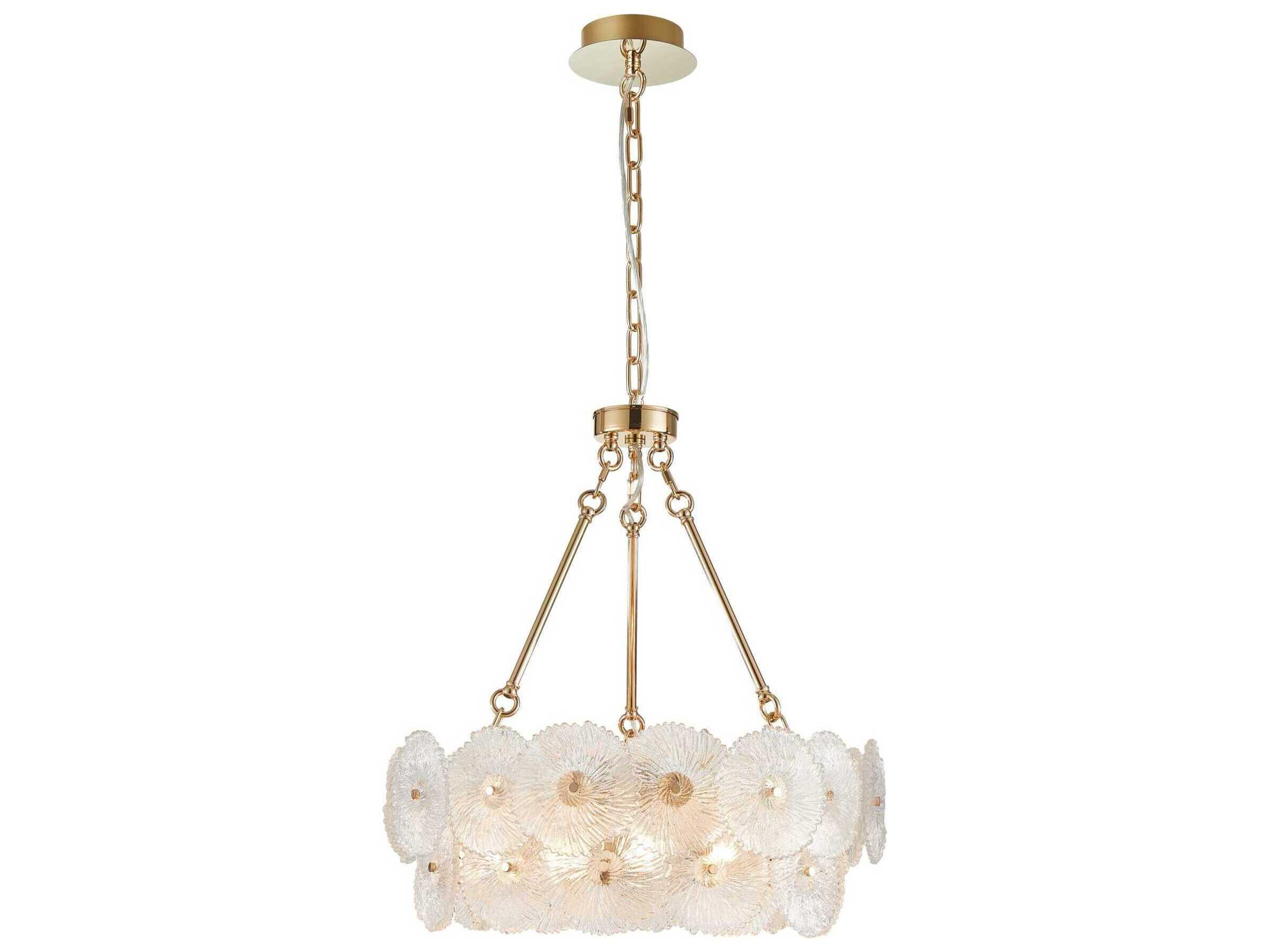 Bloom 15-Light Brass Chandelier