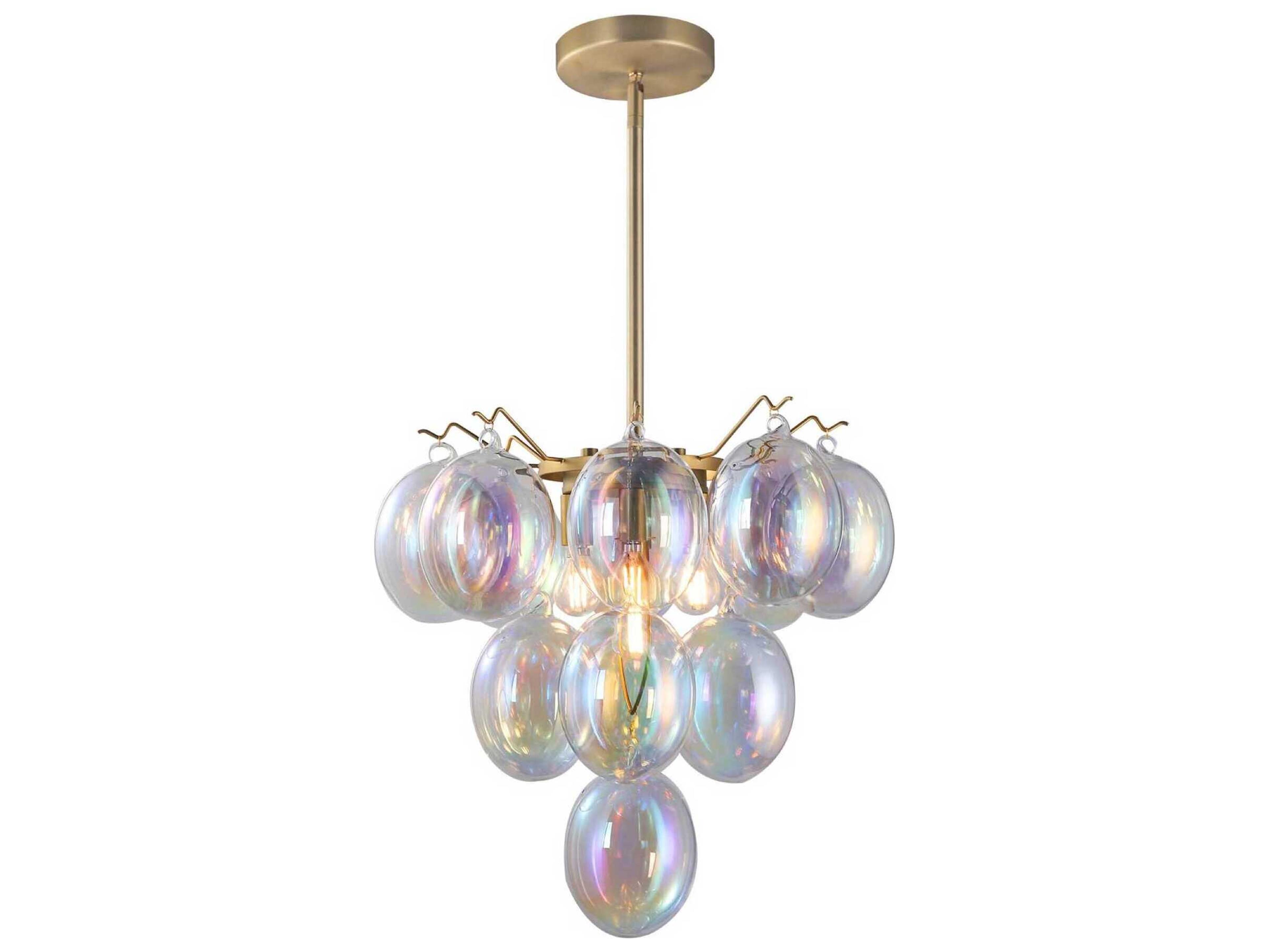 Artcraft Globo 5-Light Brass Chandelier