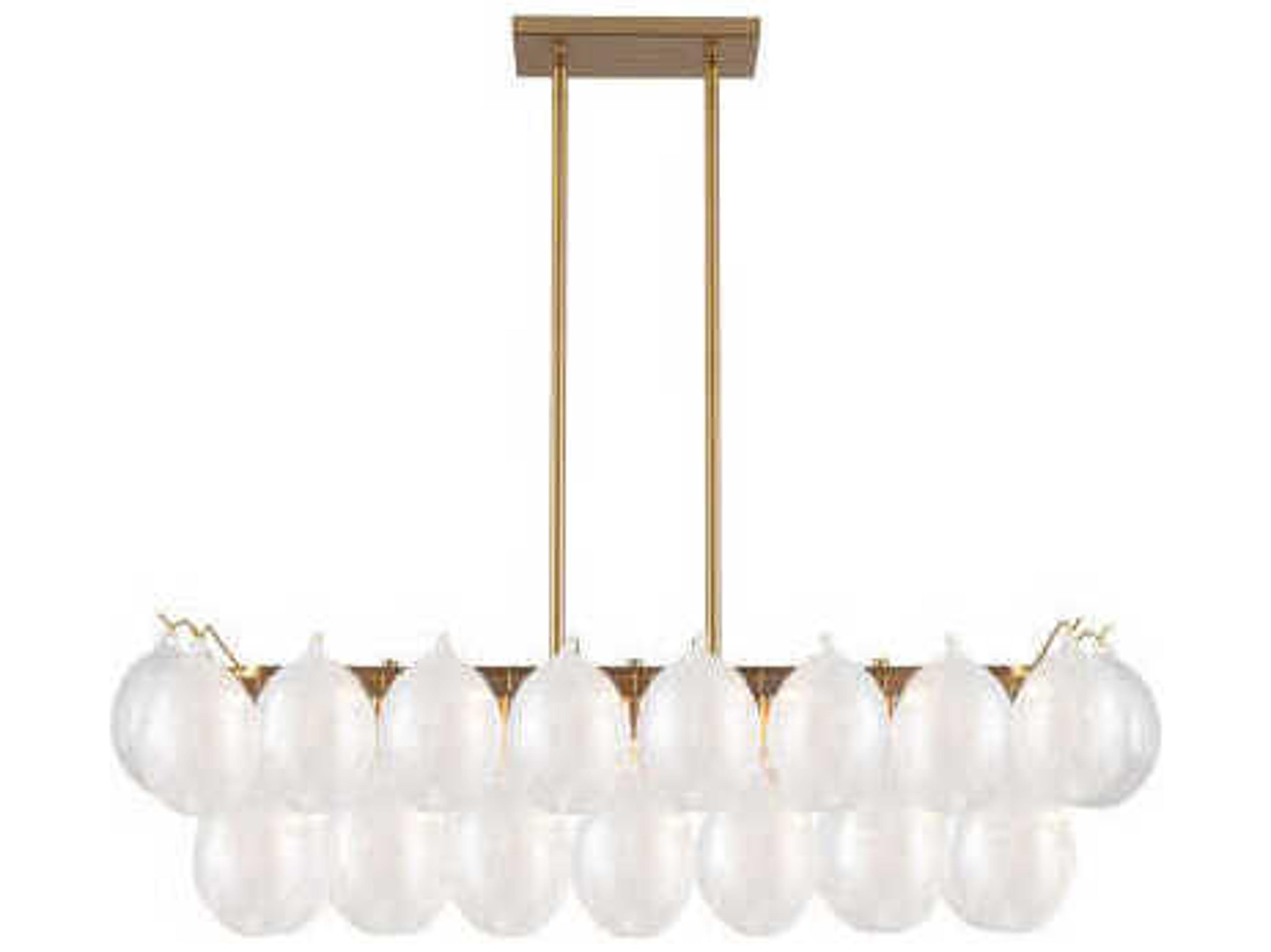 Artcraft Globo 8-Light Brass Island Pendant