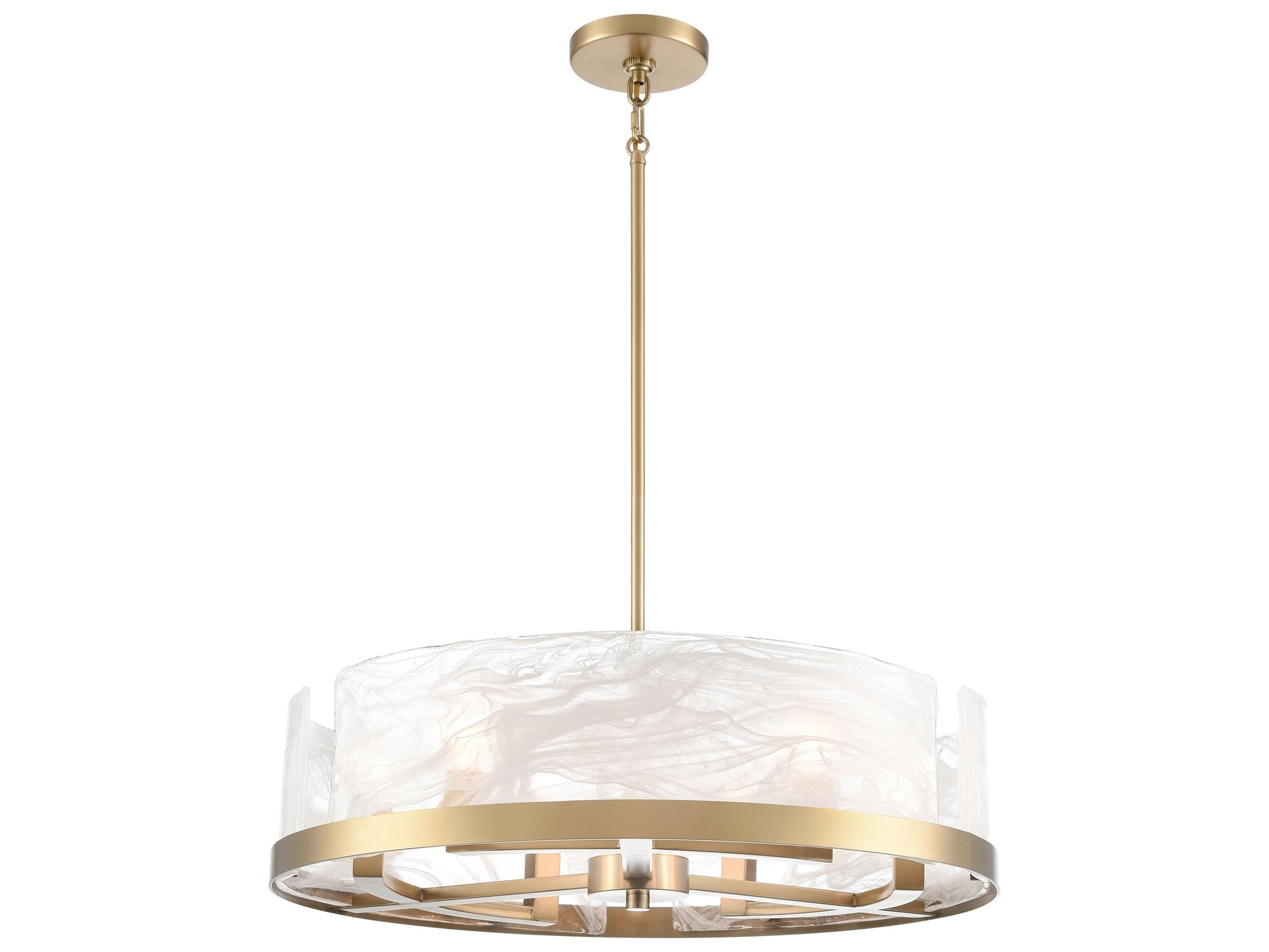 Skye 6-Light Brass Pendant