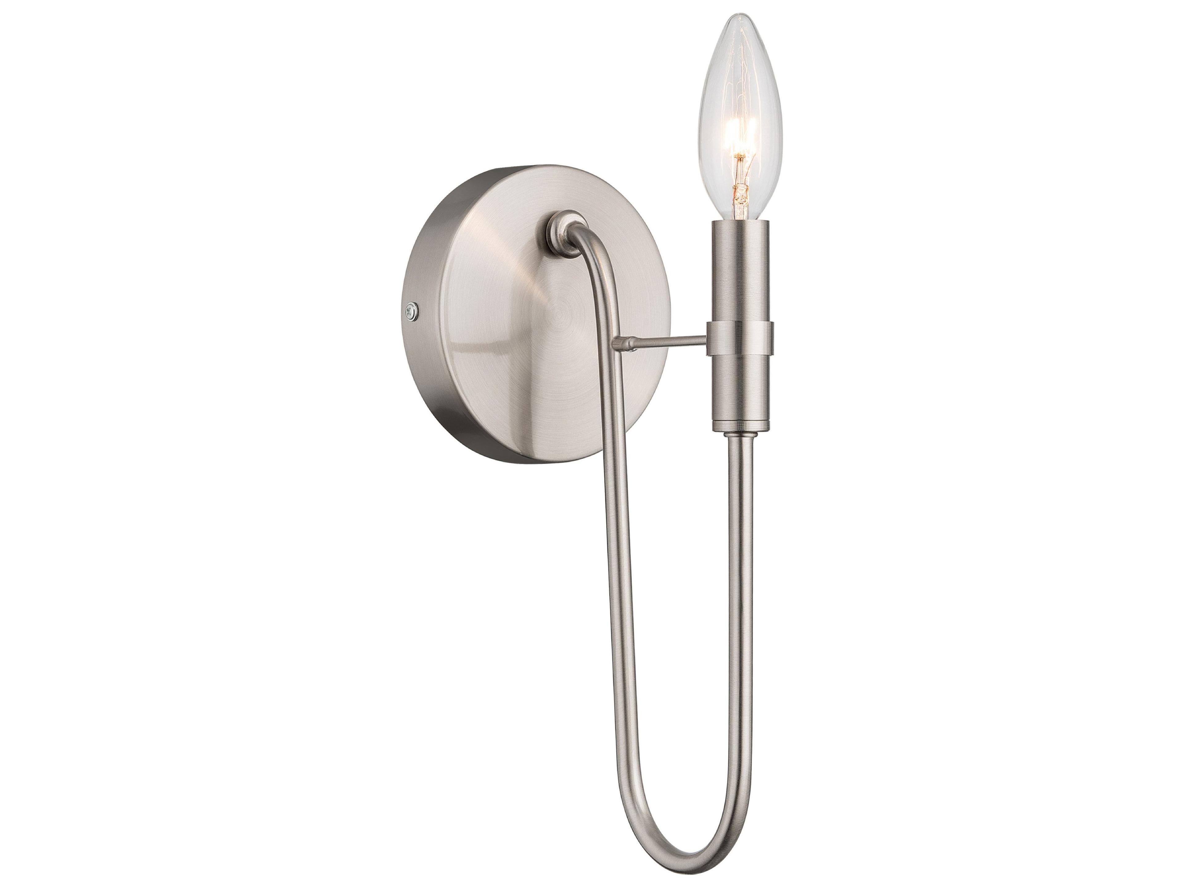 Artcraft Foundry 1-Light Brushed Nickel Wall Sconce