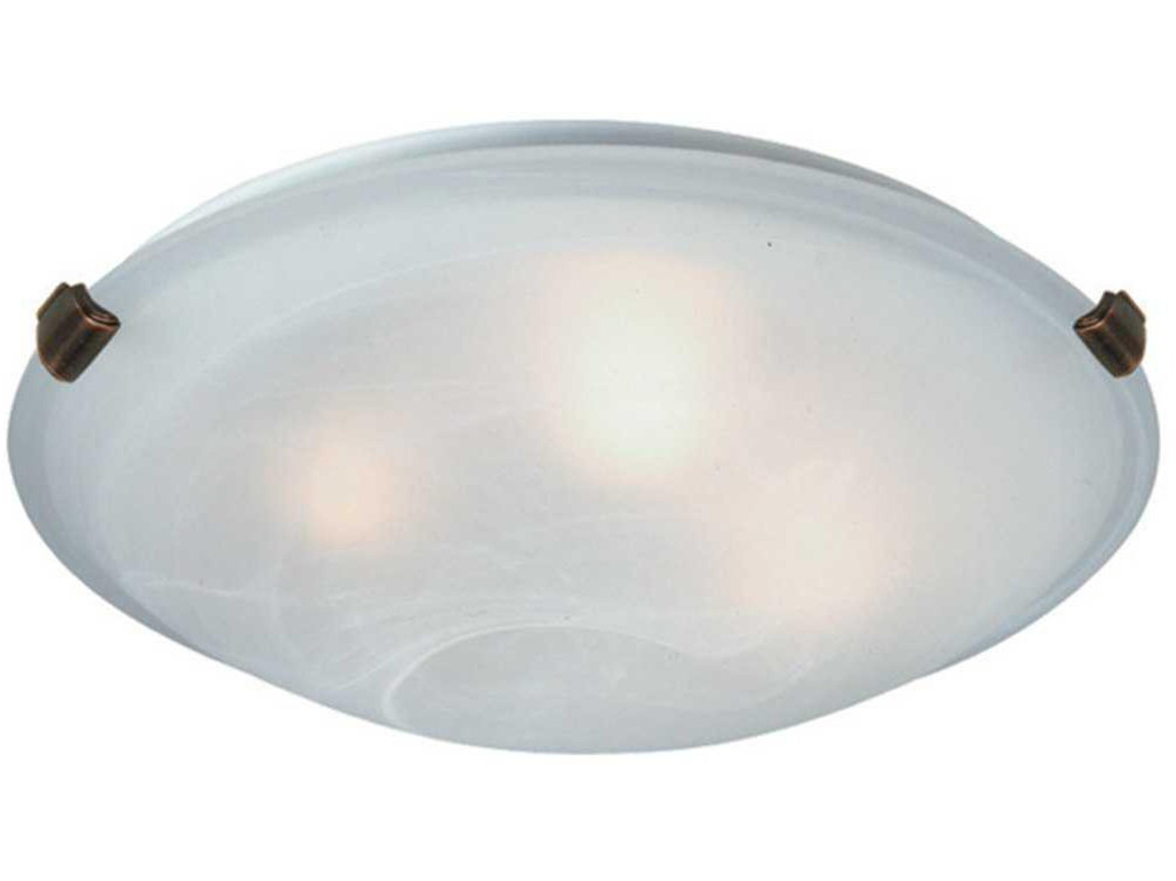 Artcraft Flush Mount 4-Light Brunito Nickel Glass