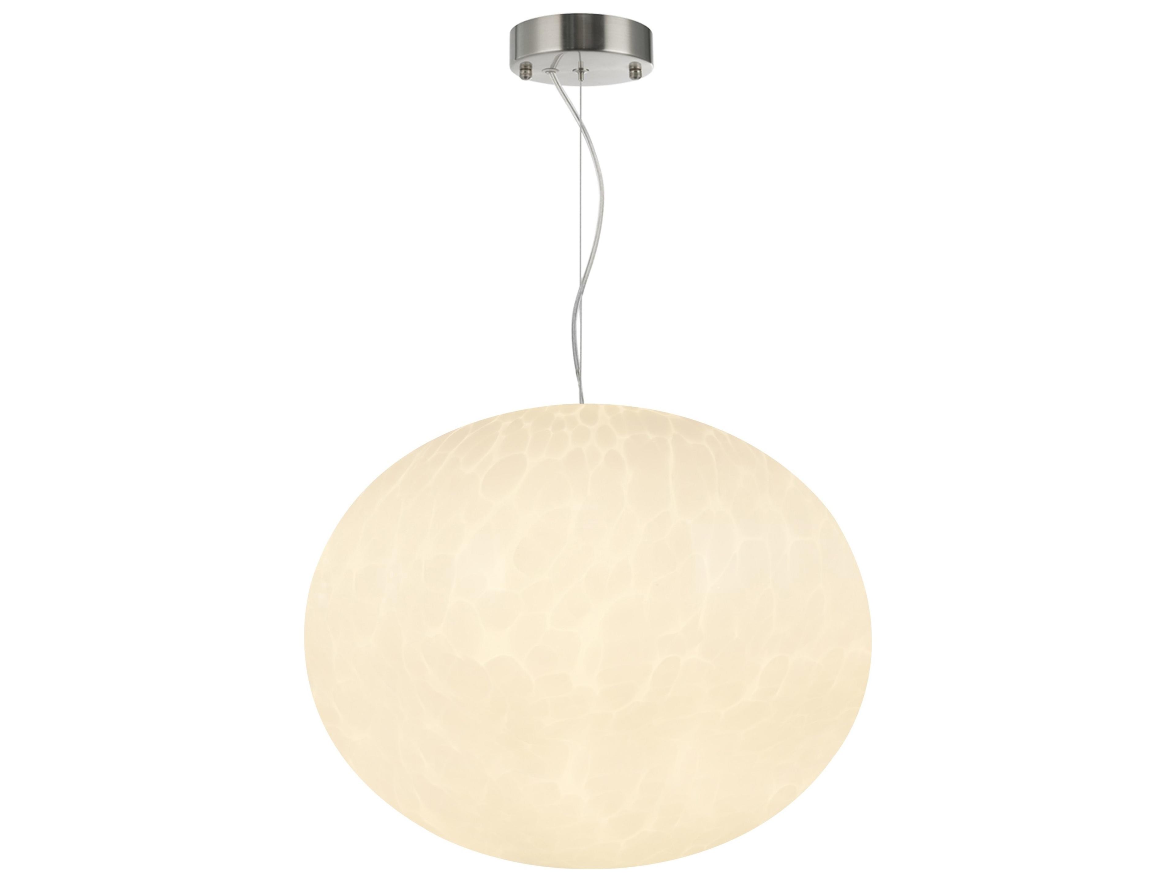 Artcraft Portico 1-Light Satin Nickel Globe Pendant