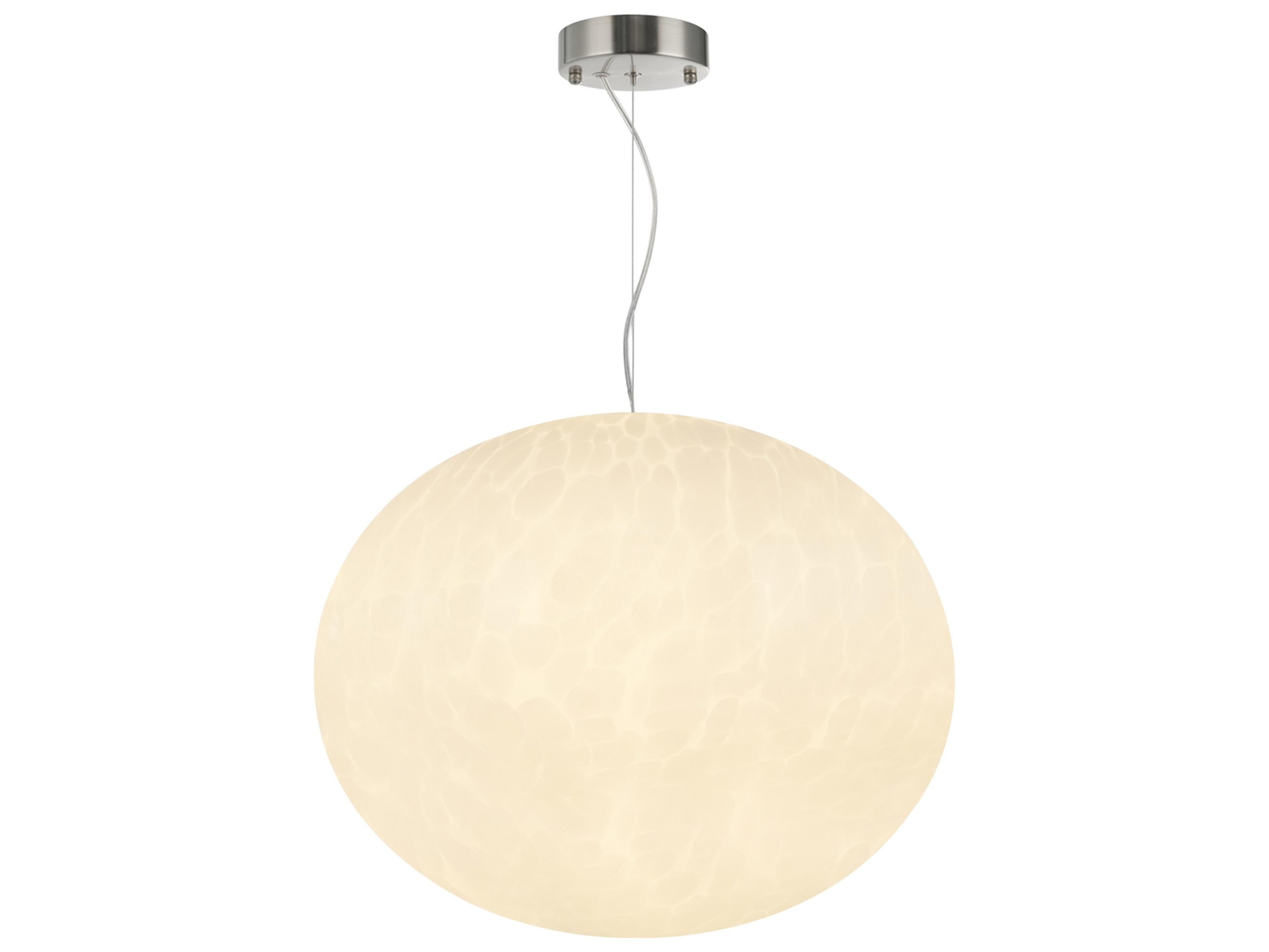 Artcraft Portico 1-Light Satin Nickel Globe Pendant