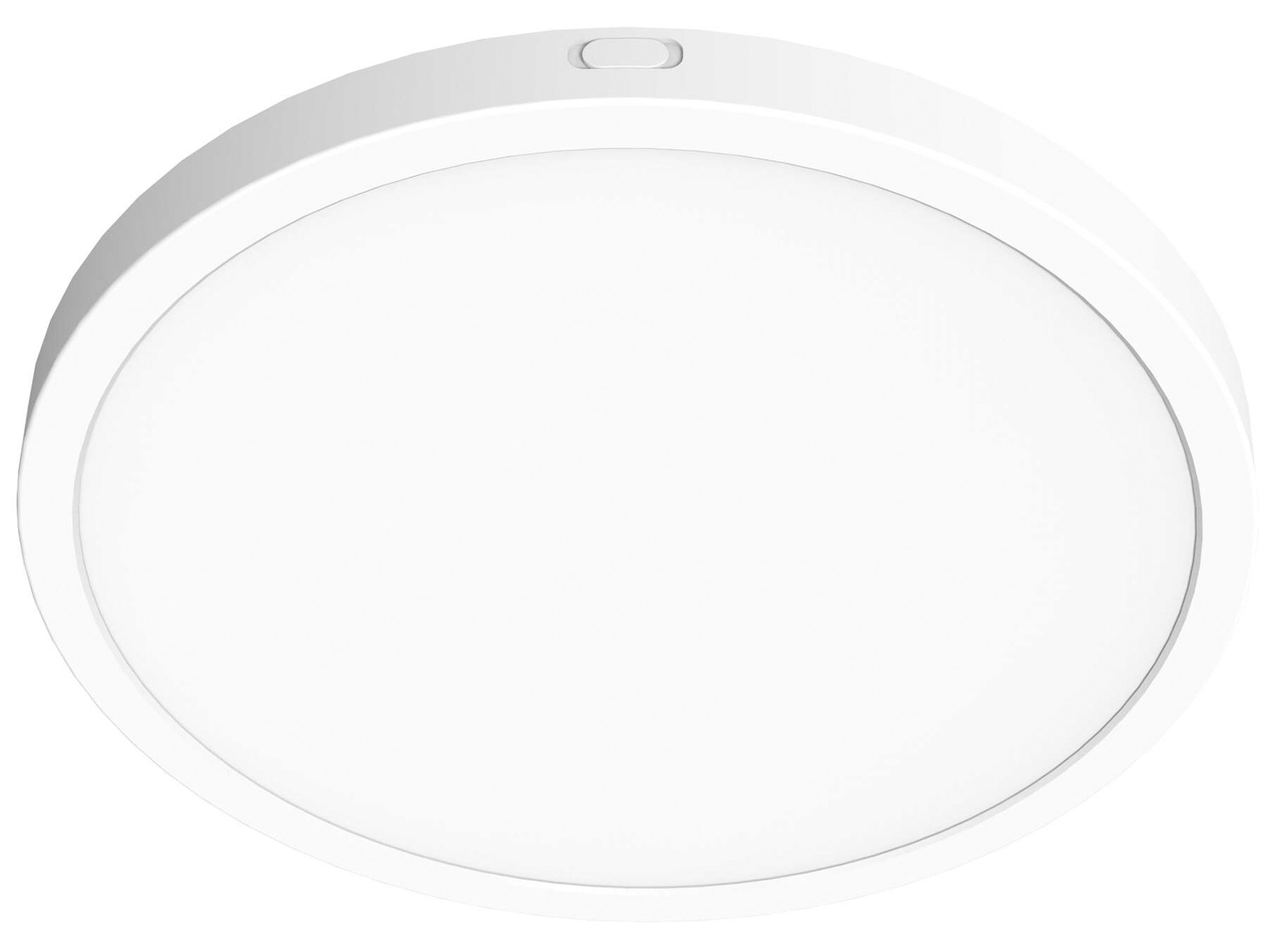 Artcraft 1-Light White LED Round Flush Mount