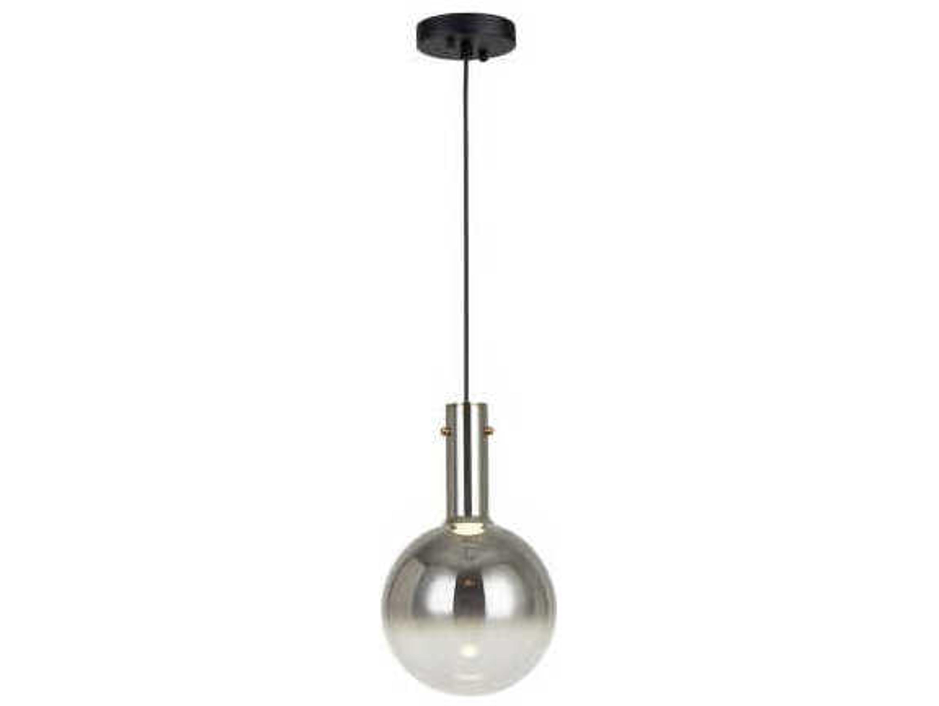 Artcraft Alexis 1-Light Chrome Globe Mini Pendant