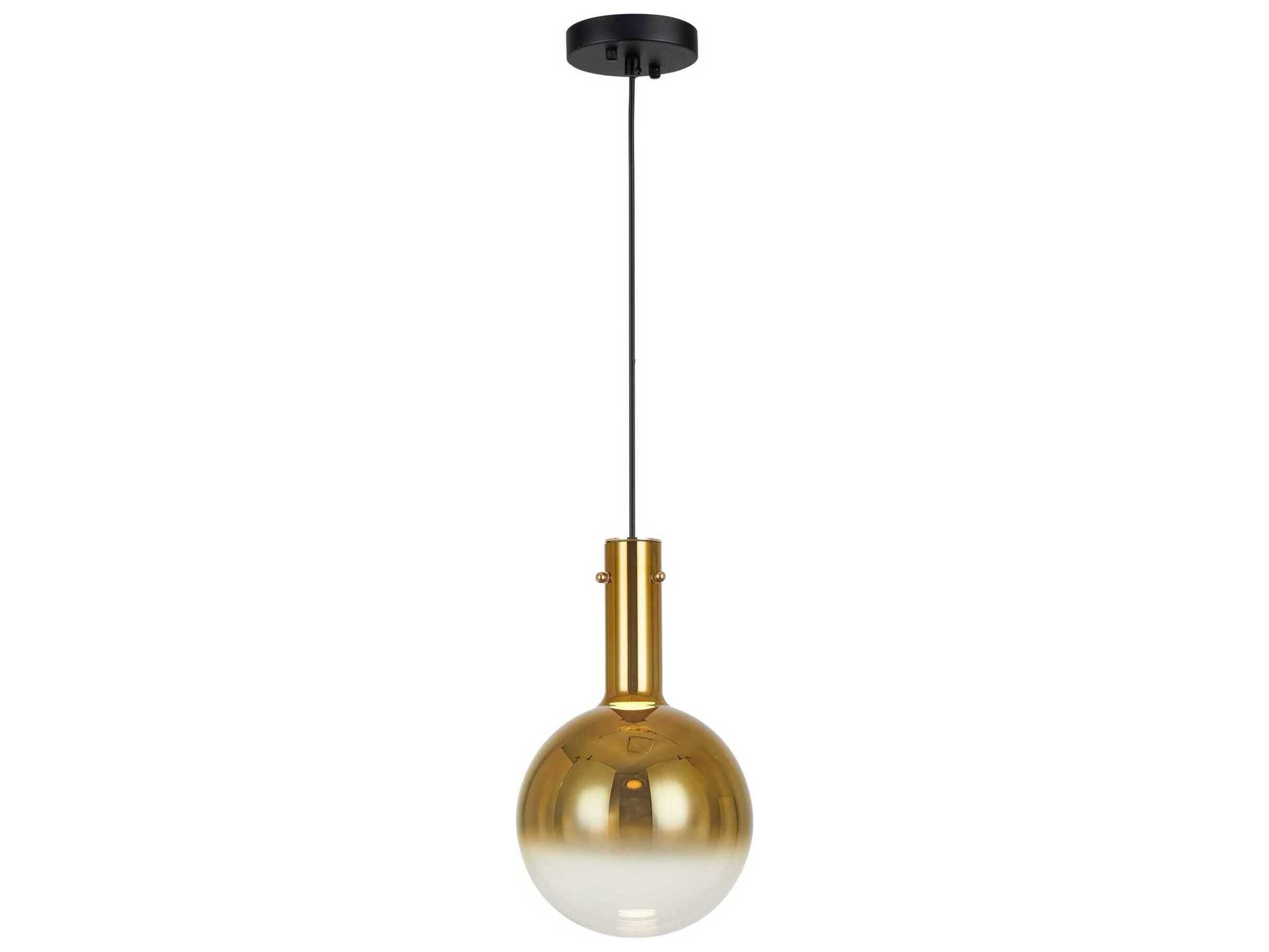 Artcraft Alexis 1-Light Gold Globe Mini Pendant