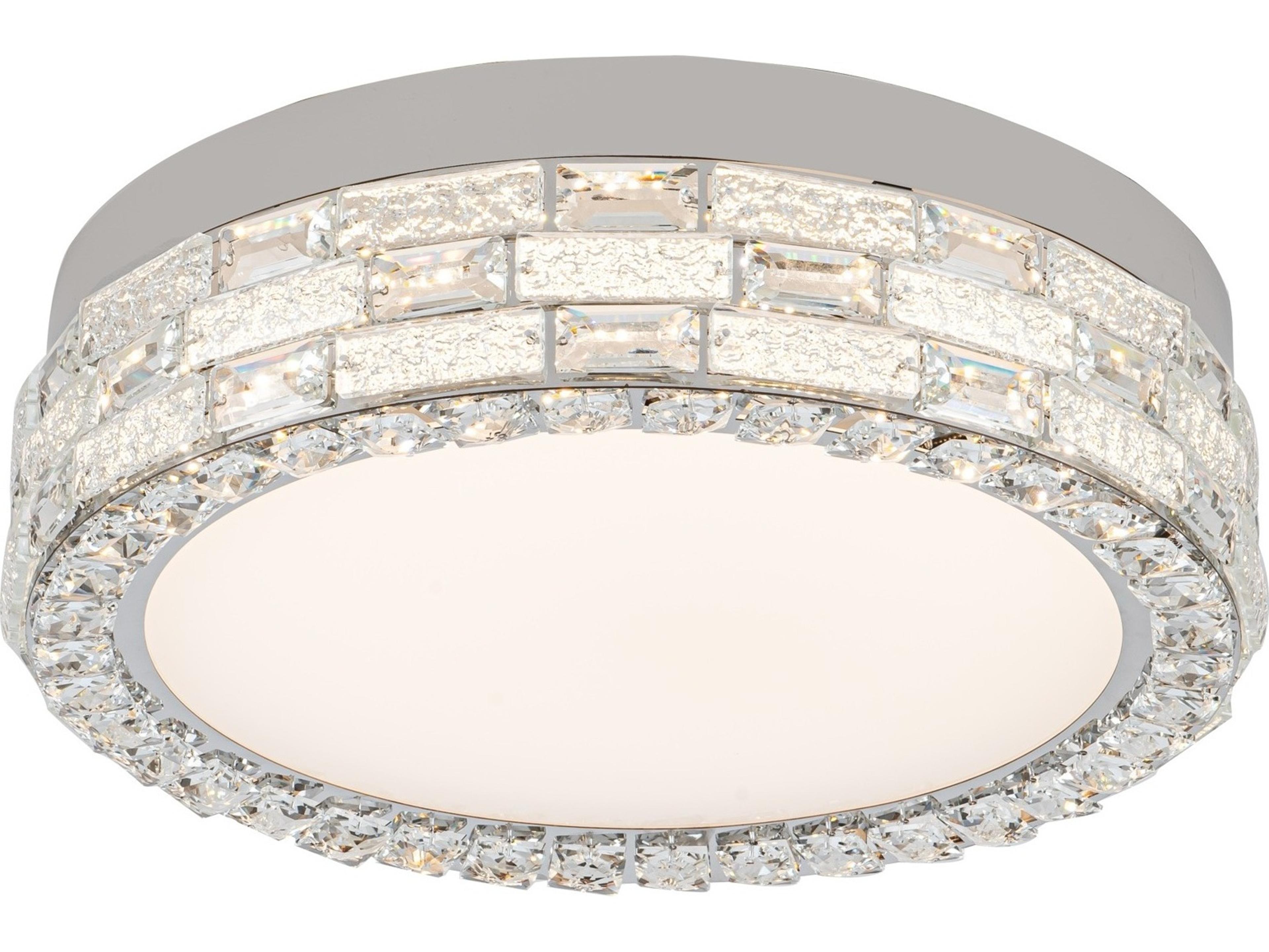 Artcraft Elegance Chrome Flush Mount