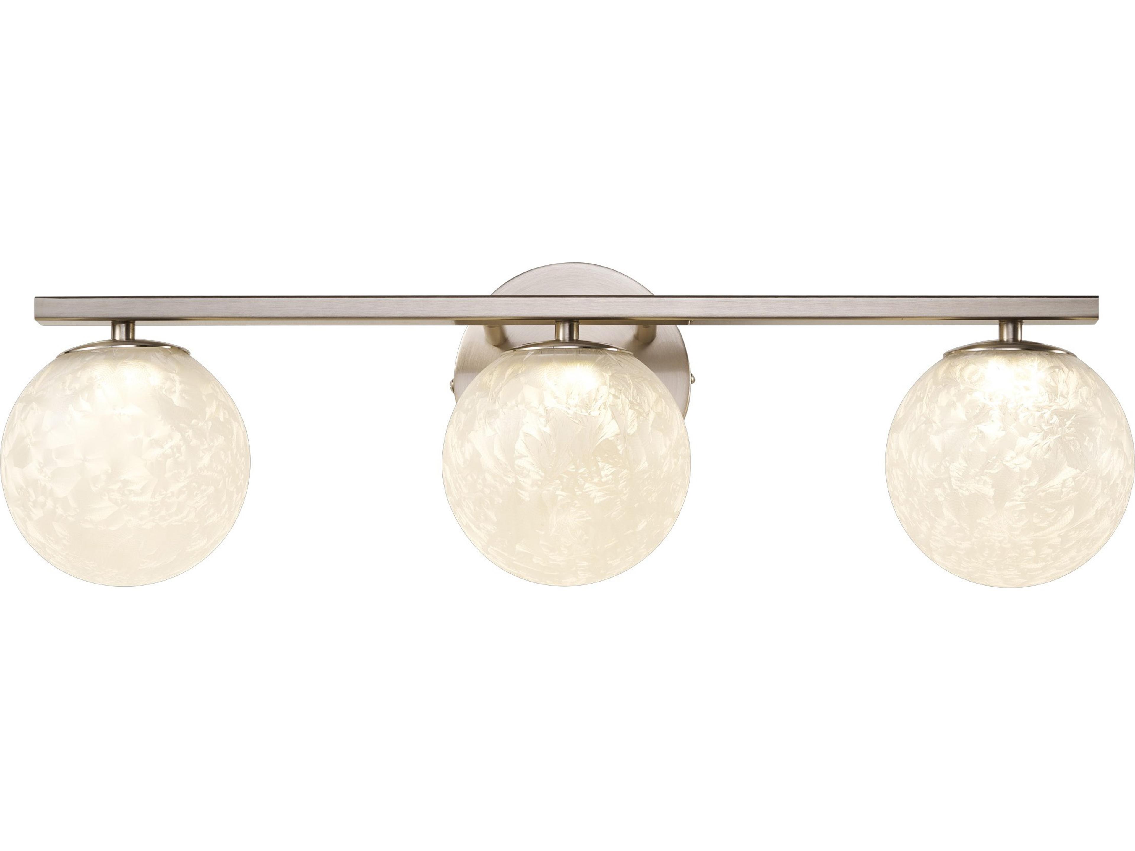 Artcraft Forma 3-Light Brushed Nickel Vanity Light