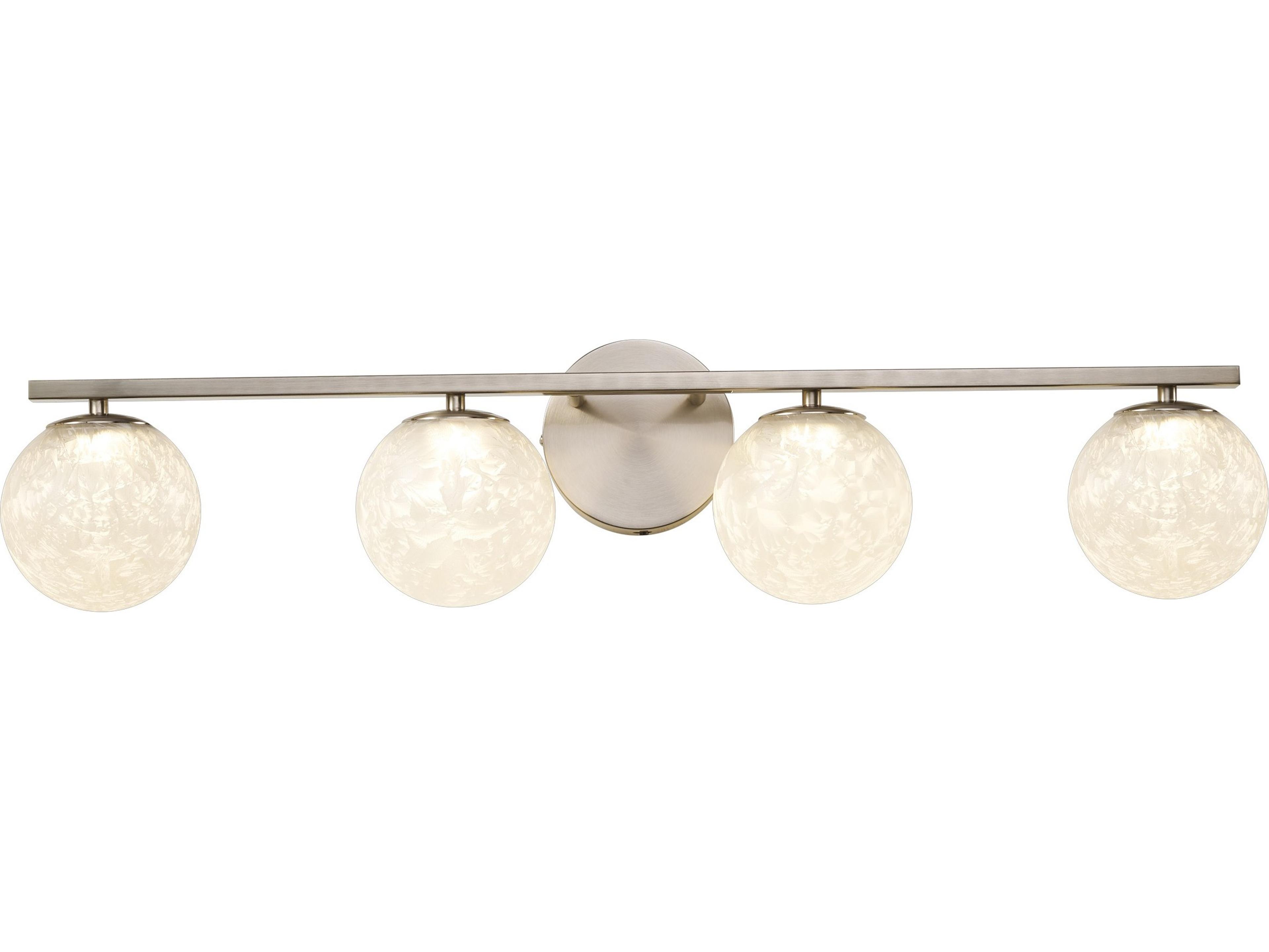 Artcraft Forma 4-Light Brushed Nickel Vanity Light