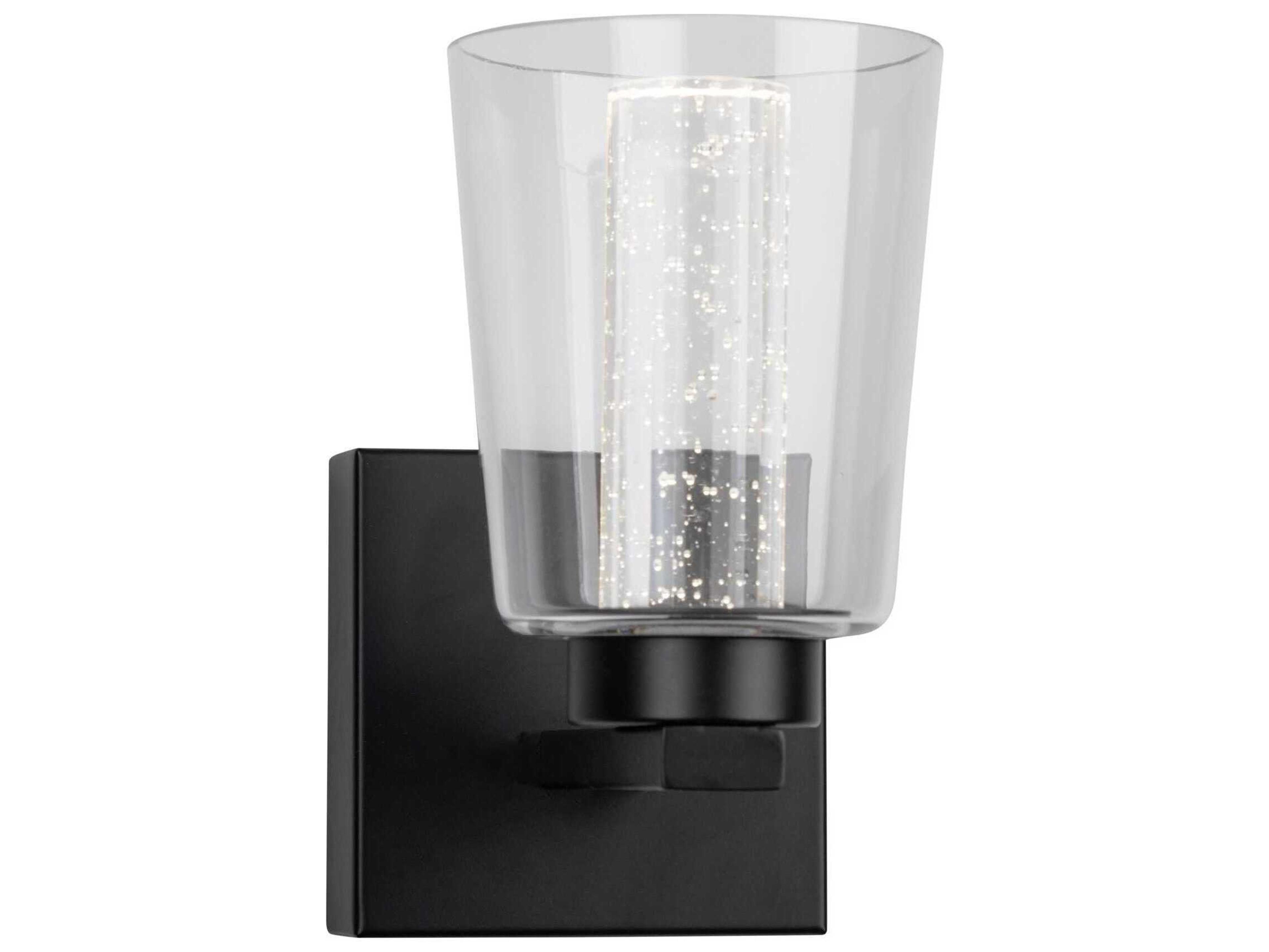 Artcraft Dalton 1-Light Black Wall Sconce