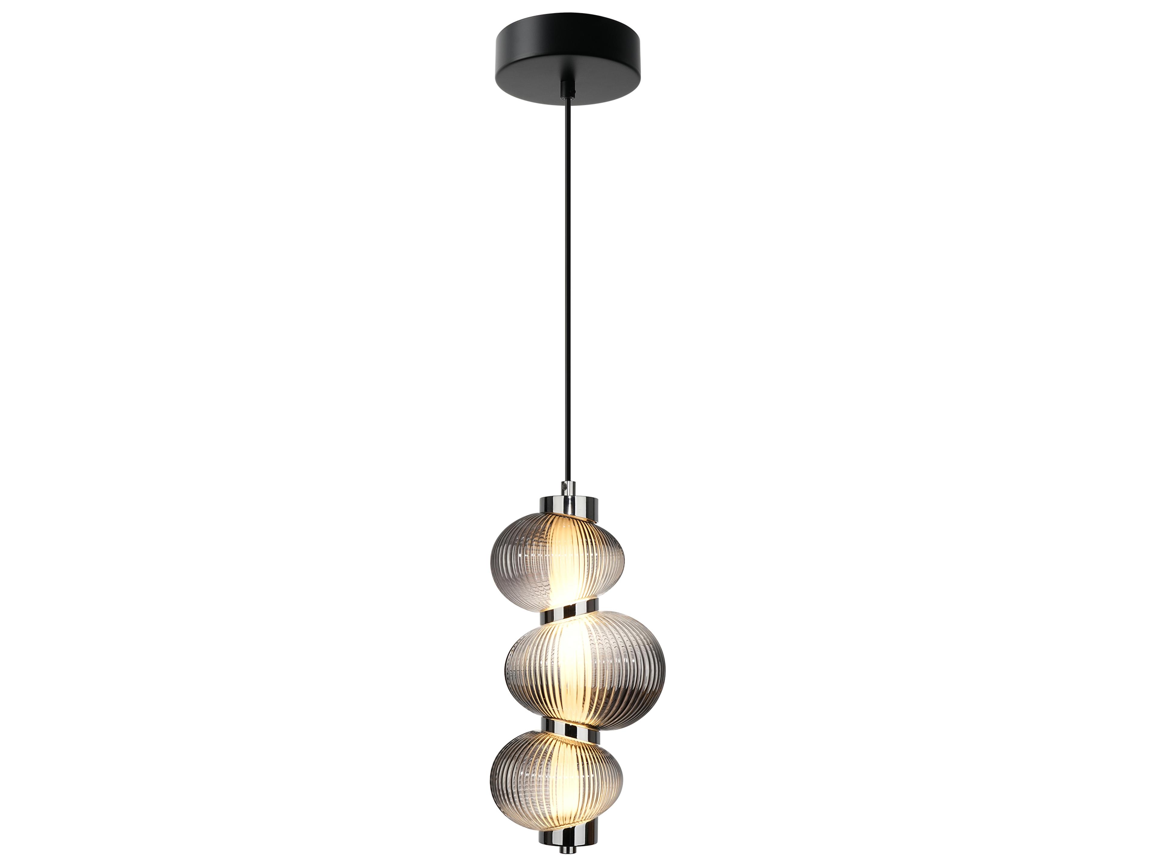Artcraft Ariel 1-Light Chrome Mini Pendant