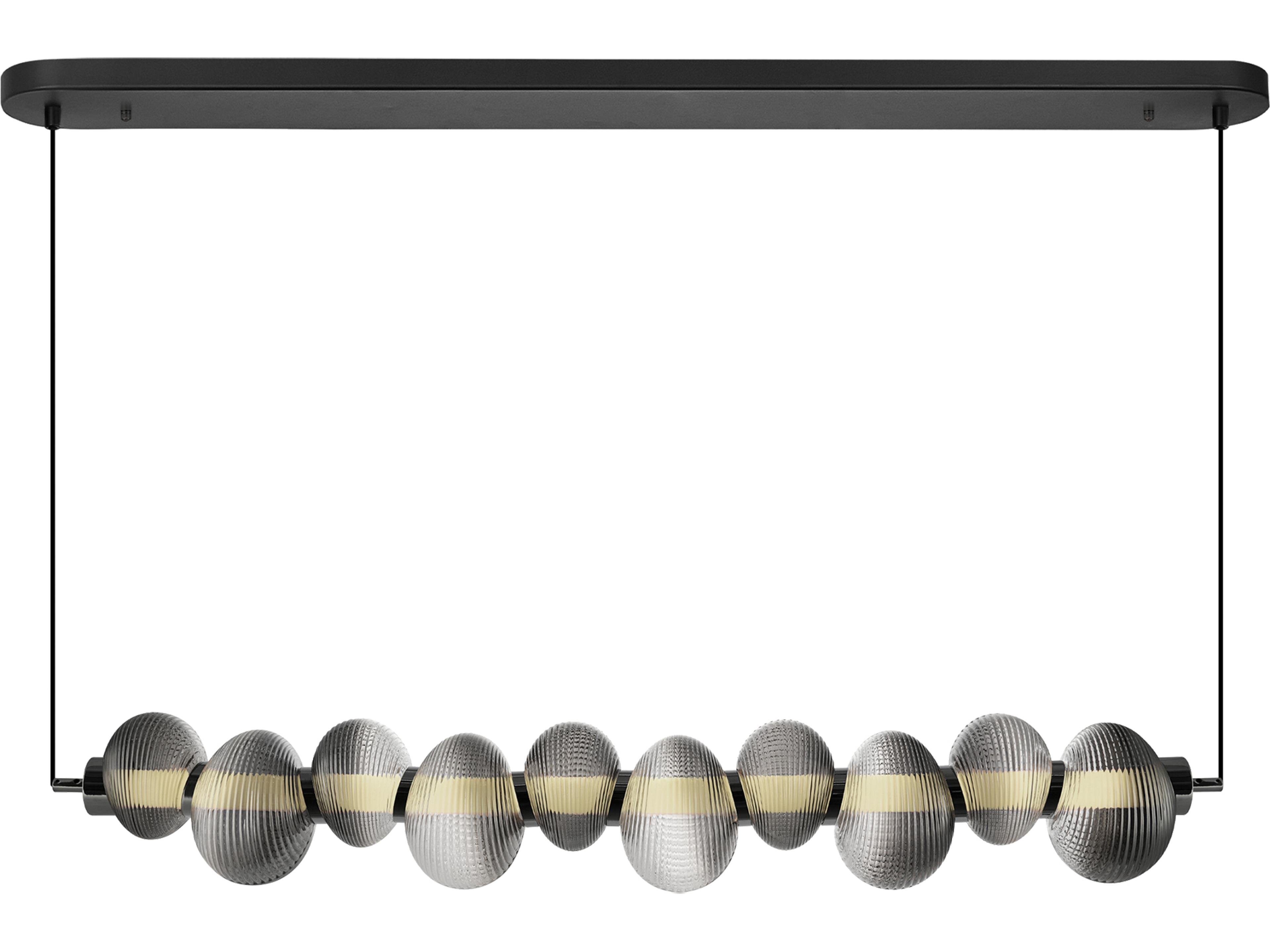 Artcraft Ariel 1-Light Chrome Linear Island Pendant