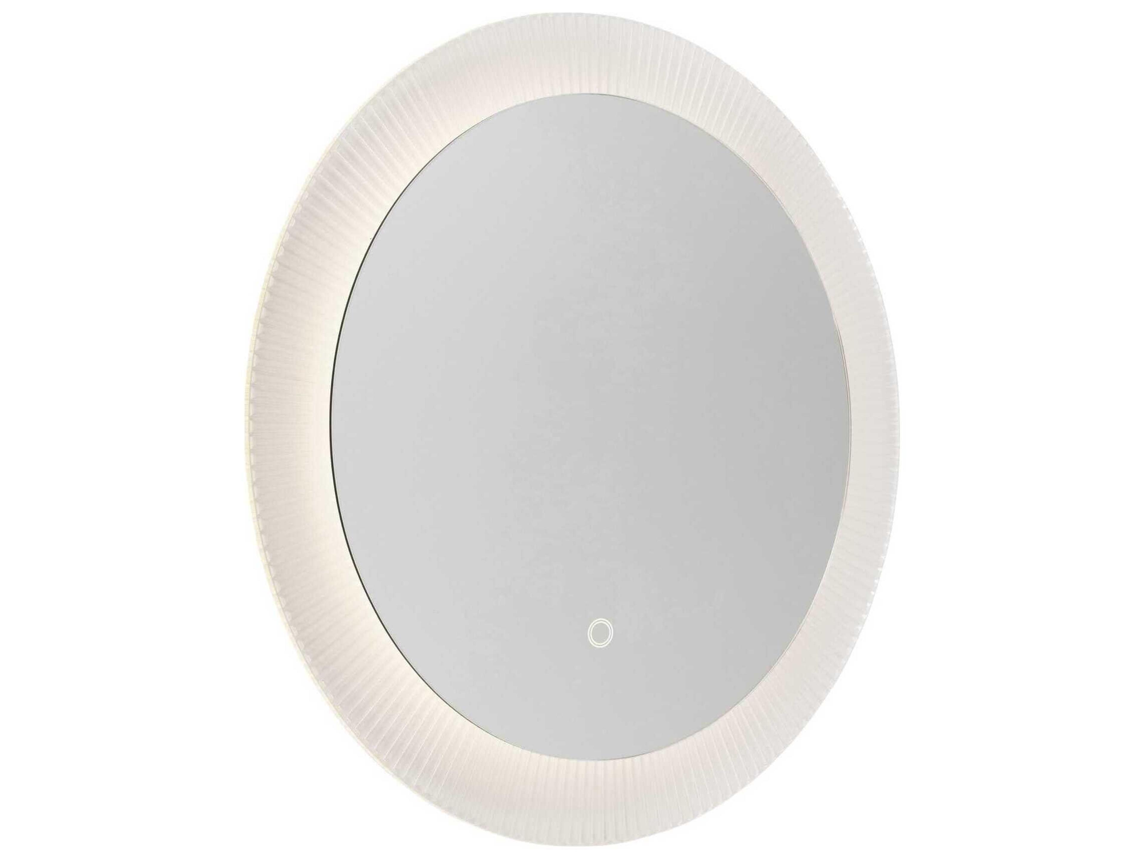 Artcraft Reflections Clear Round Wall Mirror