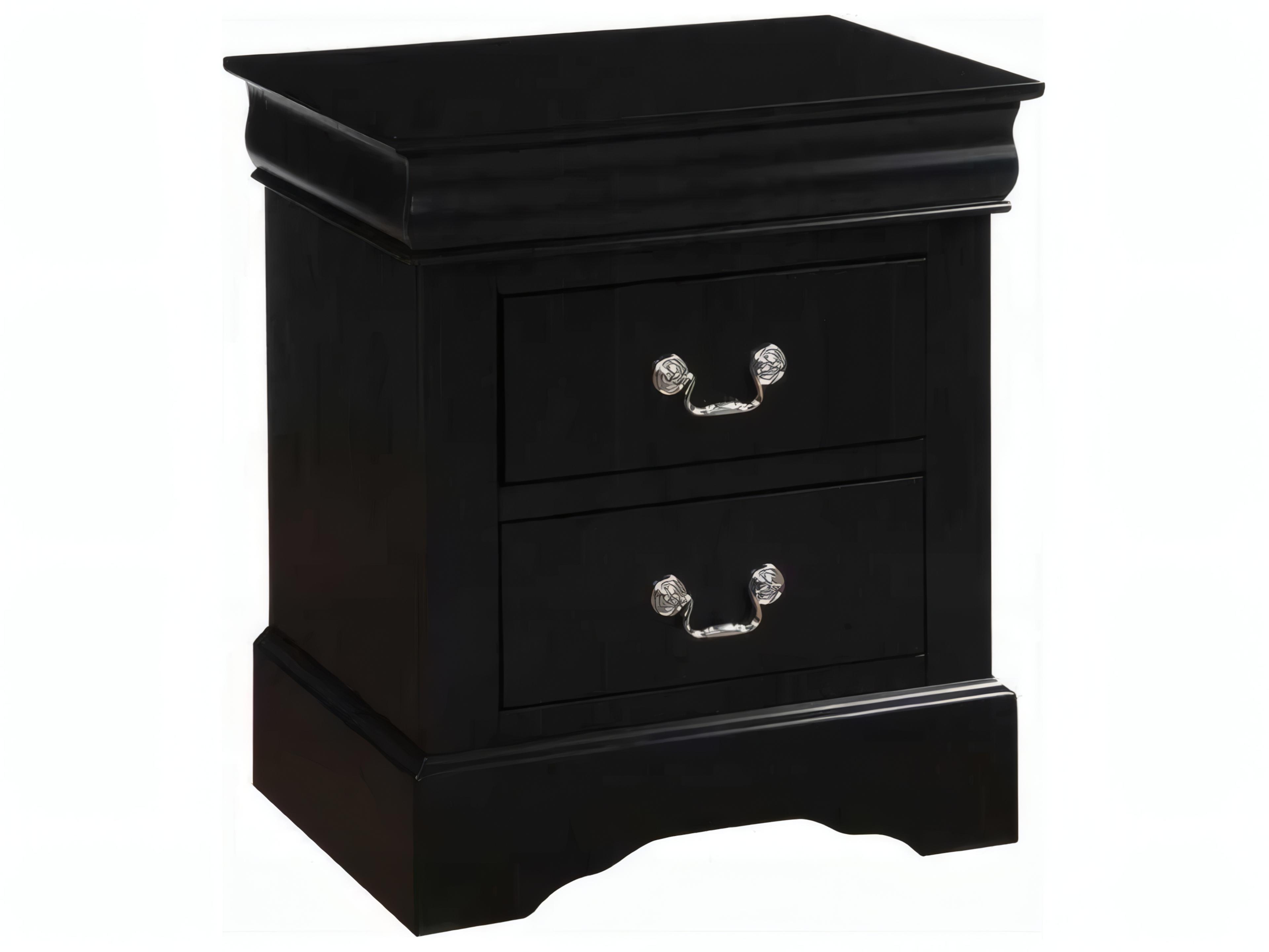 Acme Furniture Louis Philippe 2-Drawers Solid Wood Nightstand
