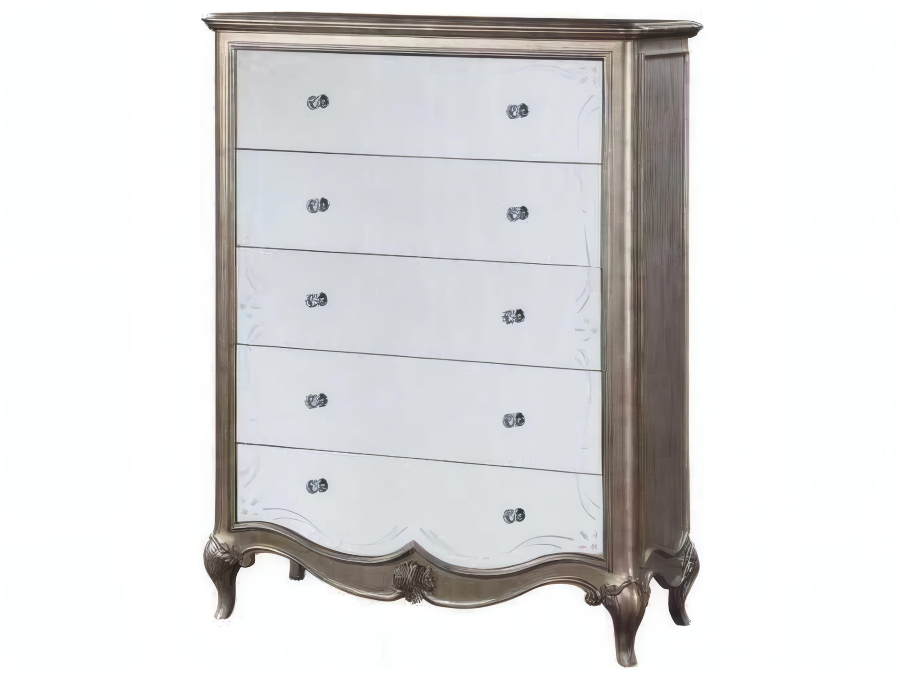 Acme Furniture Esteban Antique Champagne Poplar Wood Accent Chest