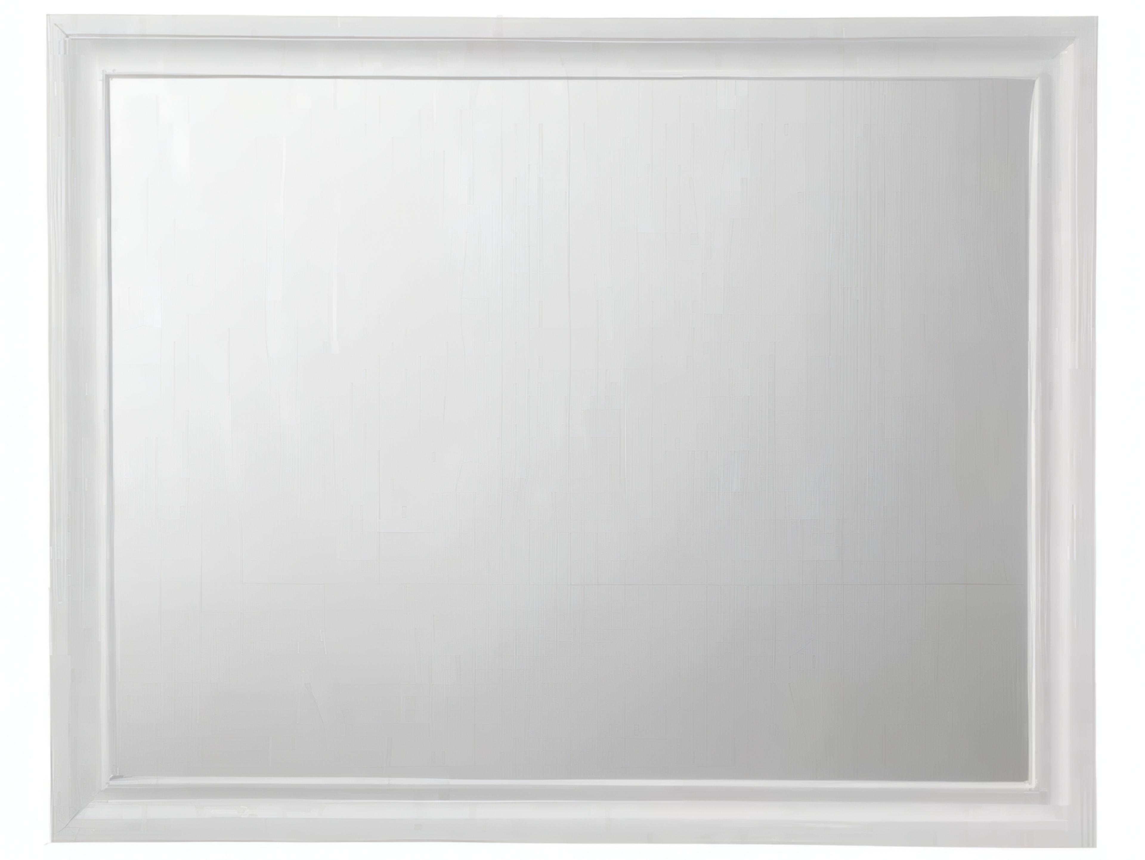 Acme Furniture Naima White Rectangular Wall Mirror