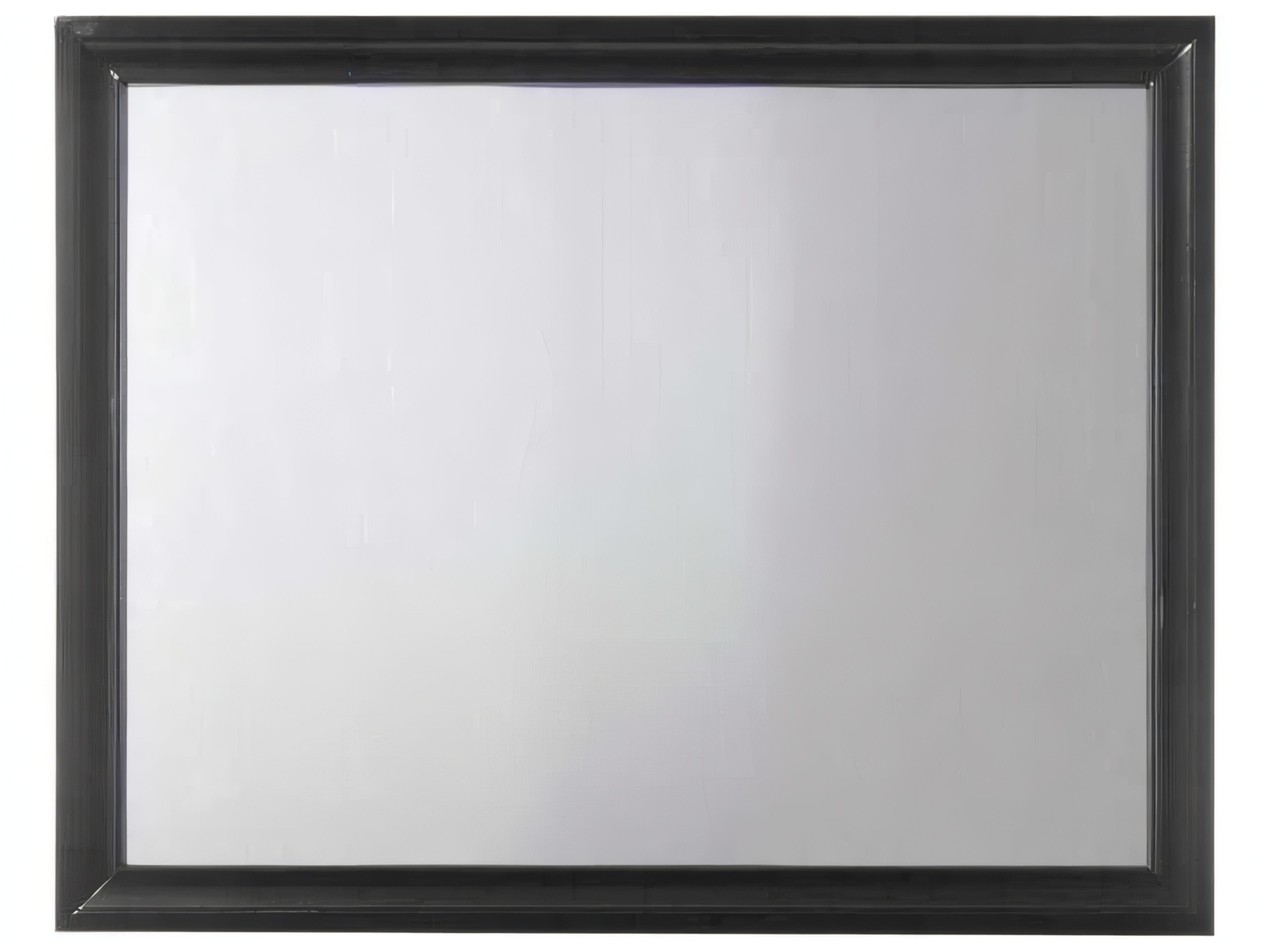Acme Furniture Naima Black Rectangular Wall Mirror