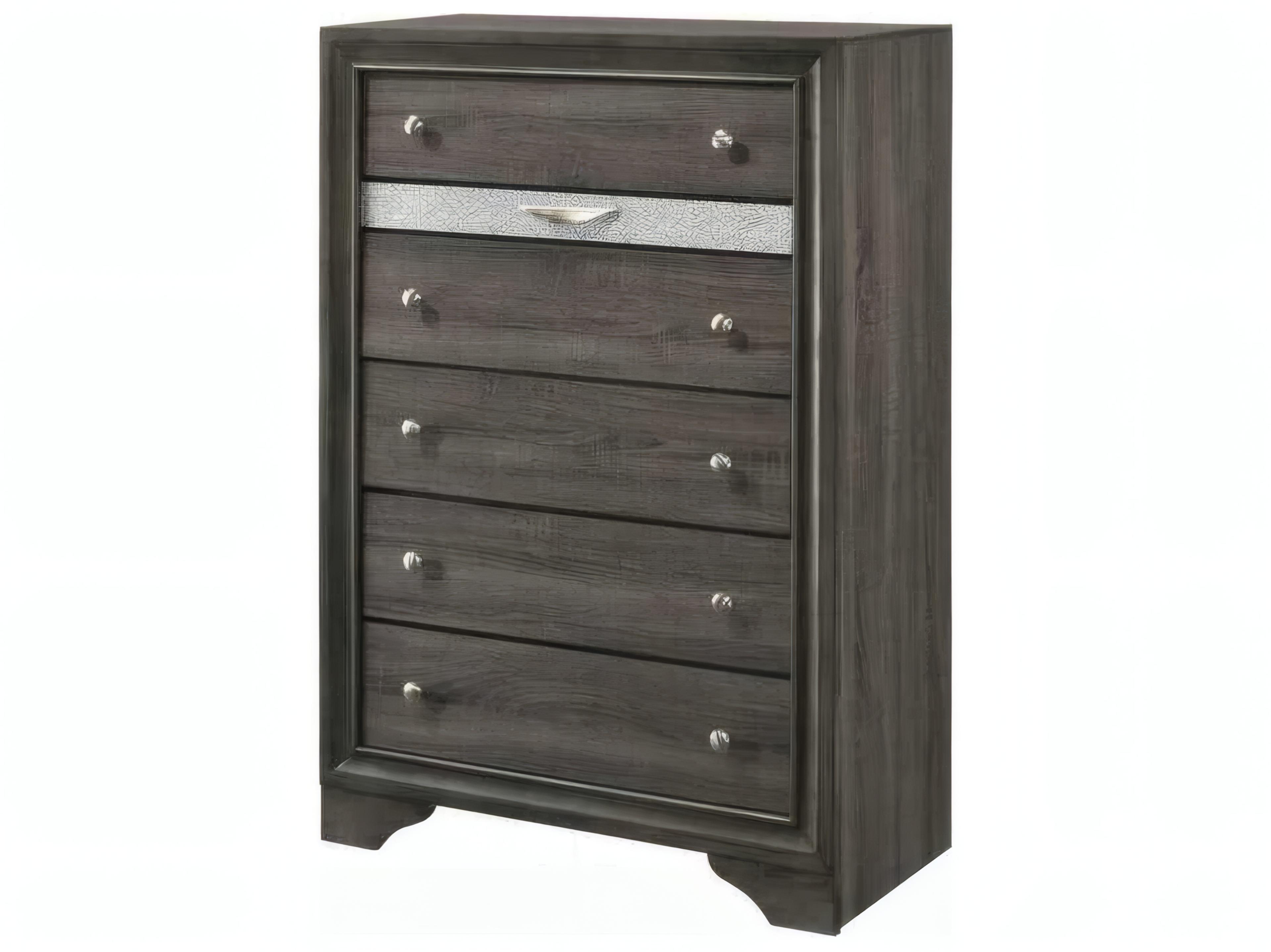 Acme Furniture Naima Gray Rubberwood Accent Chest