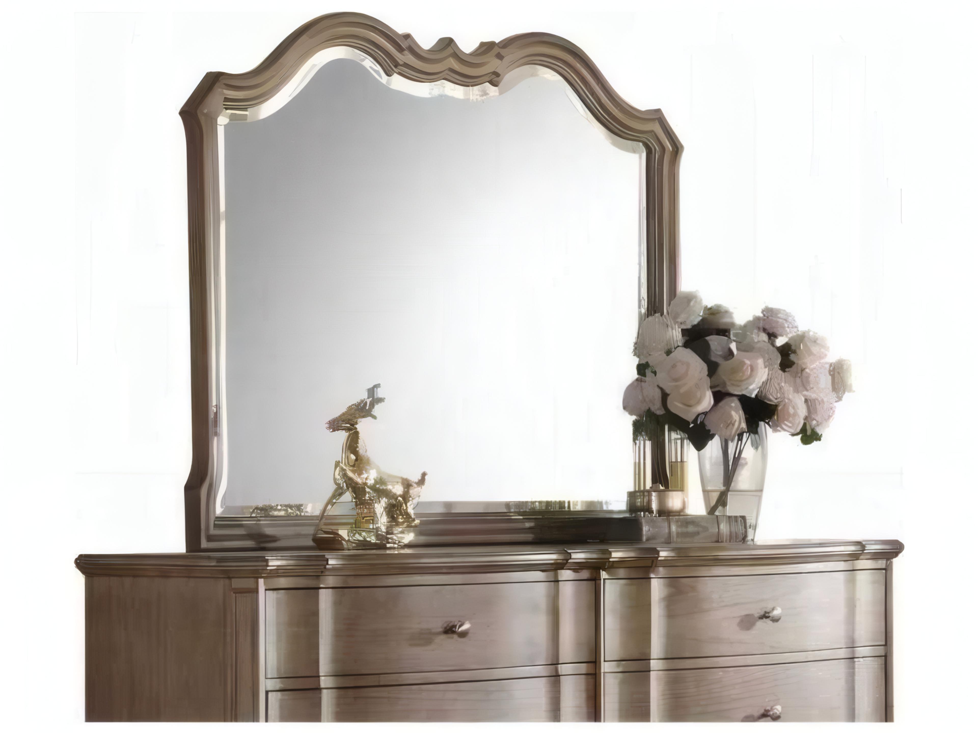 Acme Furniture Chelmsford Antique Taupe Dresser Mirror