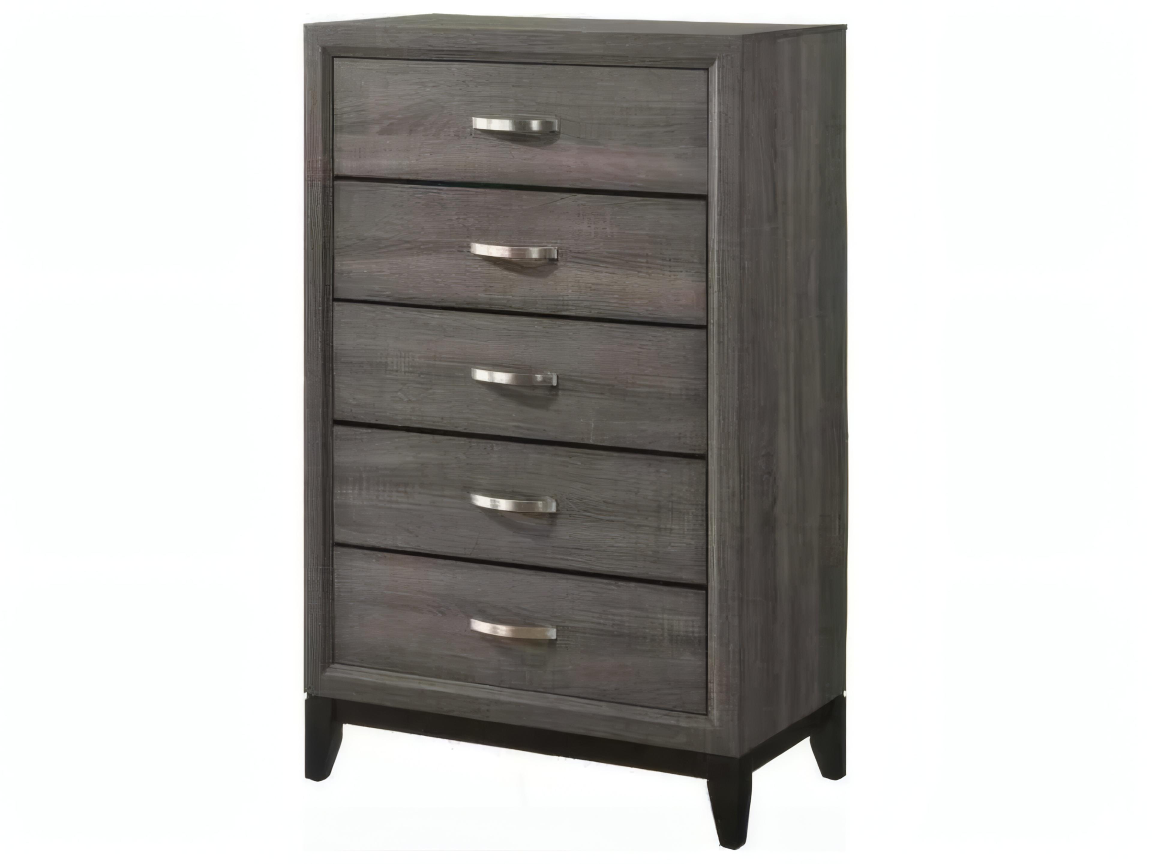 Acme Furniture Valdemar Weathered Gray Plywood Accent Chest
