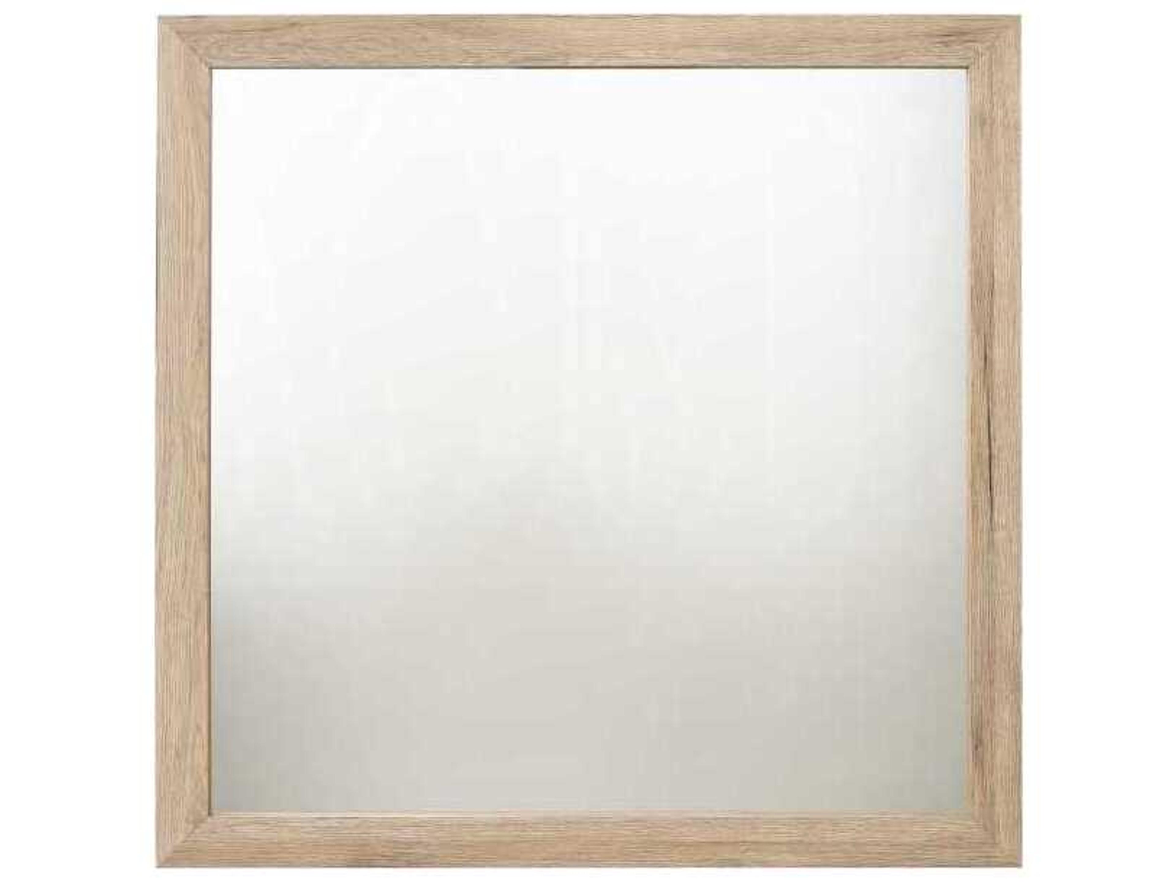 Acme Furniture Miquell Natural Square Wall Mirror