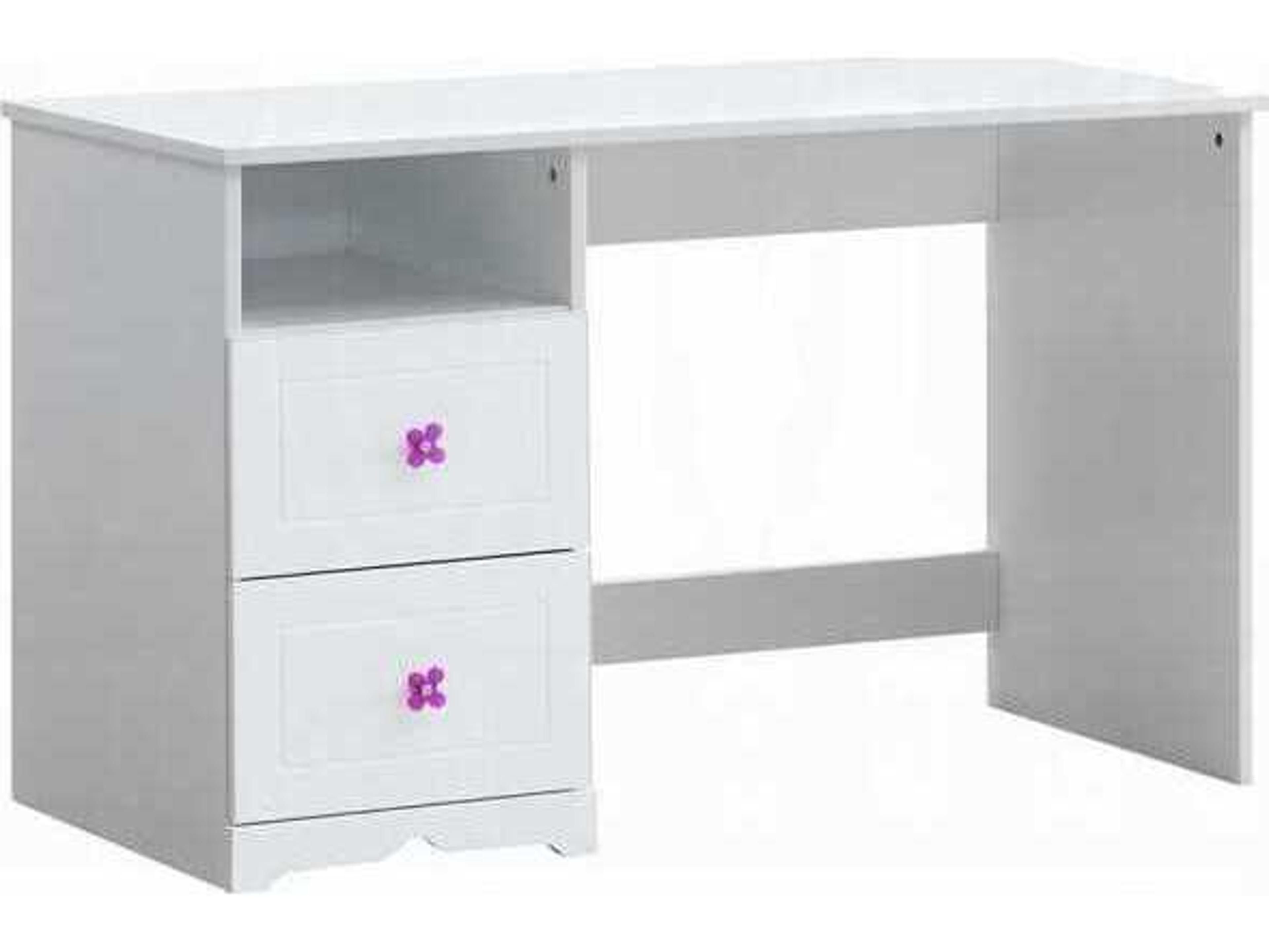 Acme Furniture Meyer White Solid Wood Writing Desk