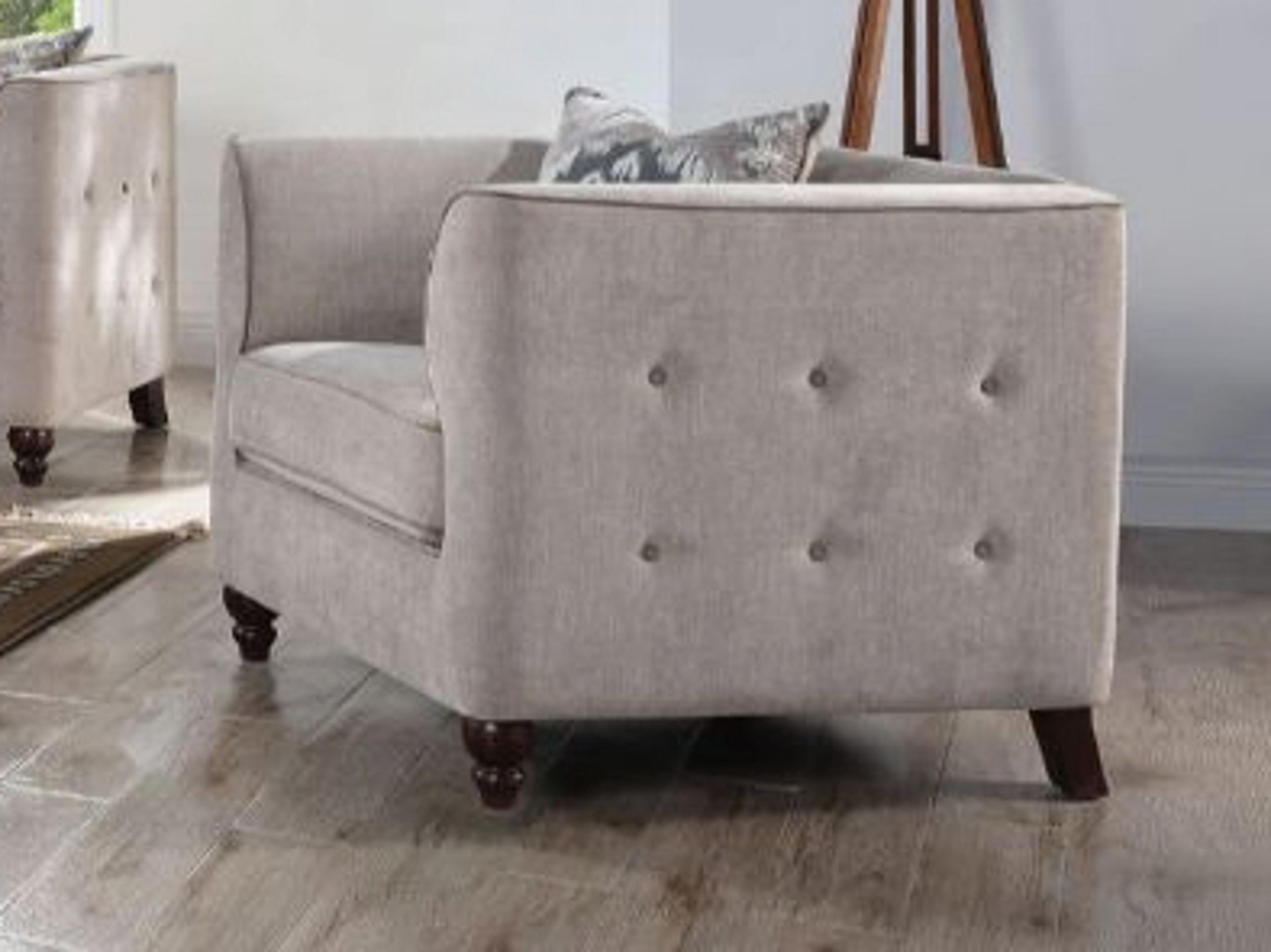 Acme Furniture Tan Velvet Accent Chair