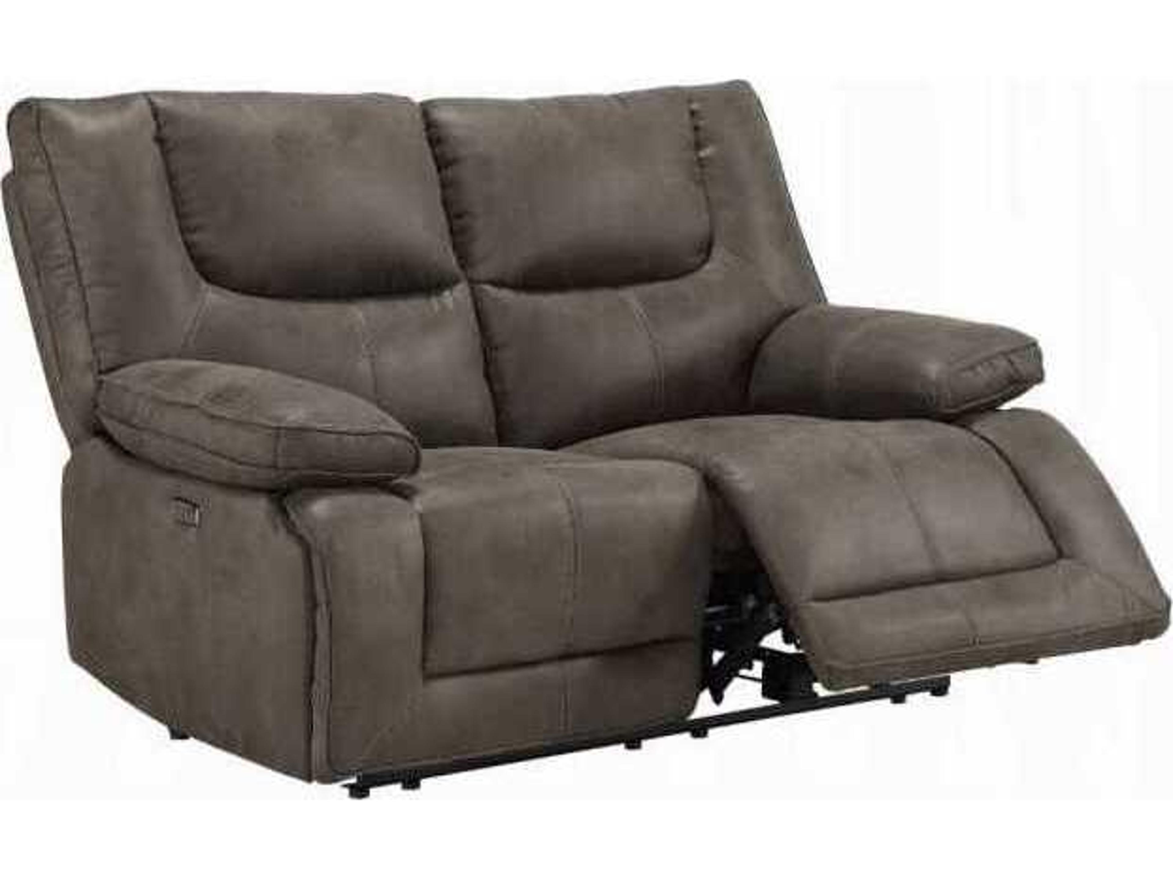 Acme Furniture Gray Fabric Upholstered Loveseat