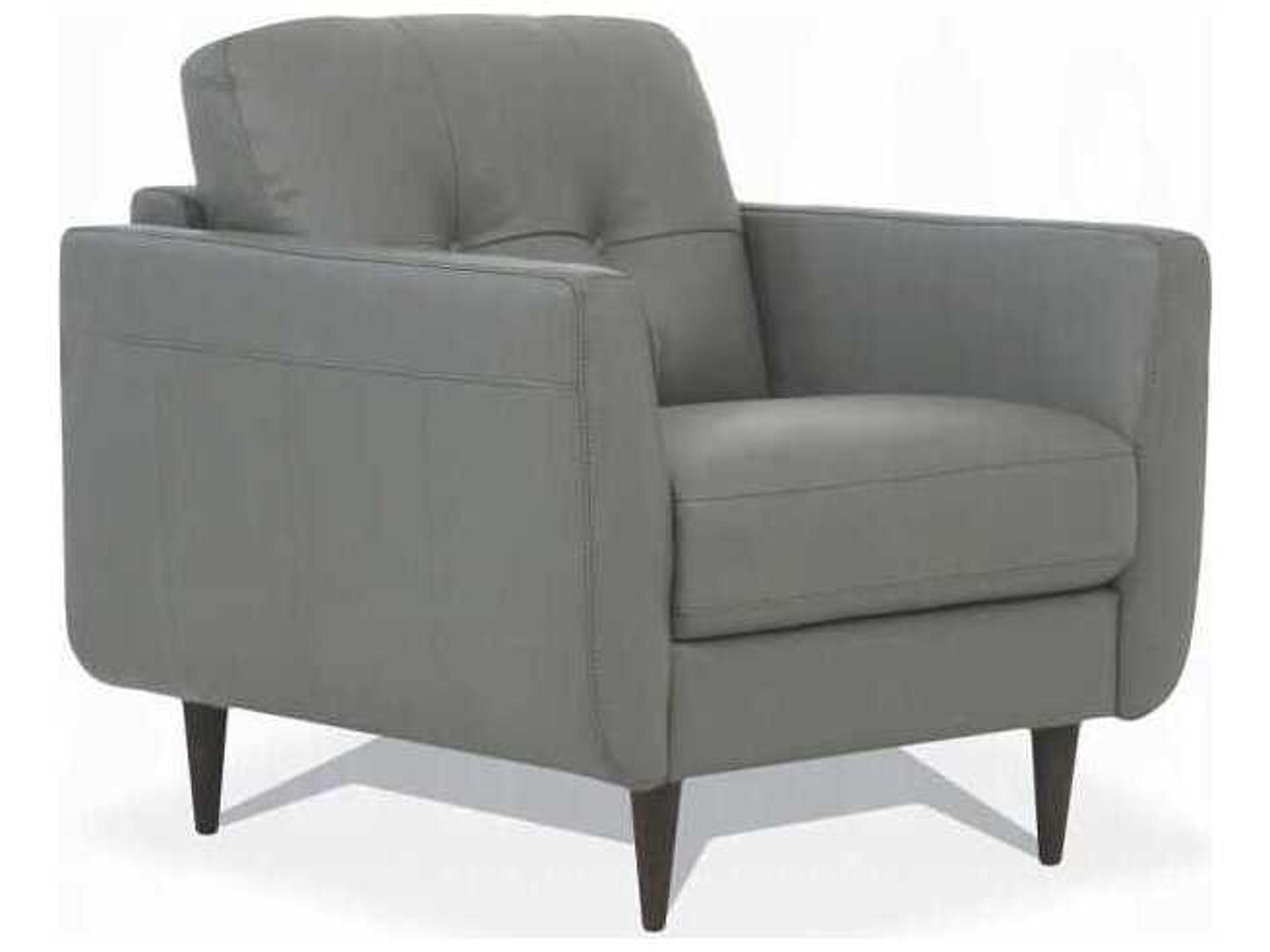 Acme Furniture Radwan Green Leather Club Chair