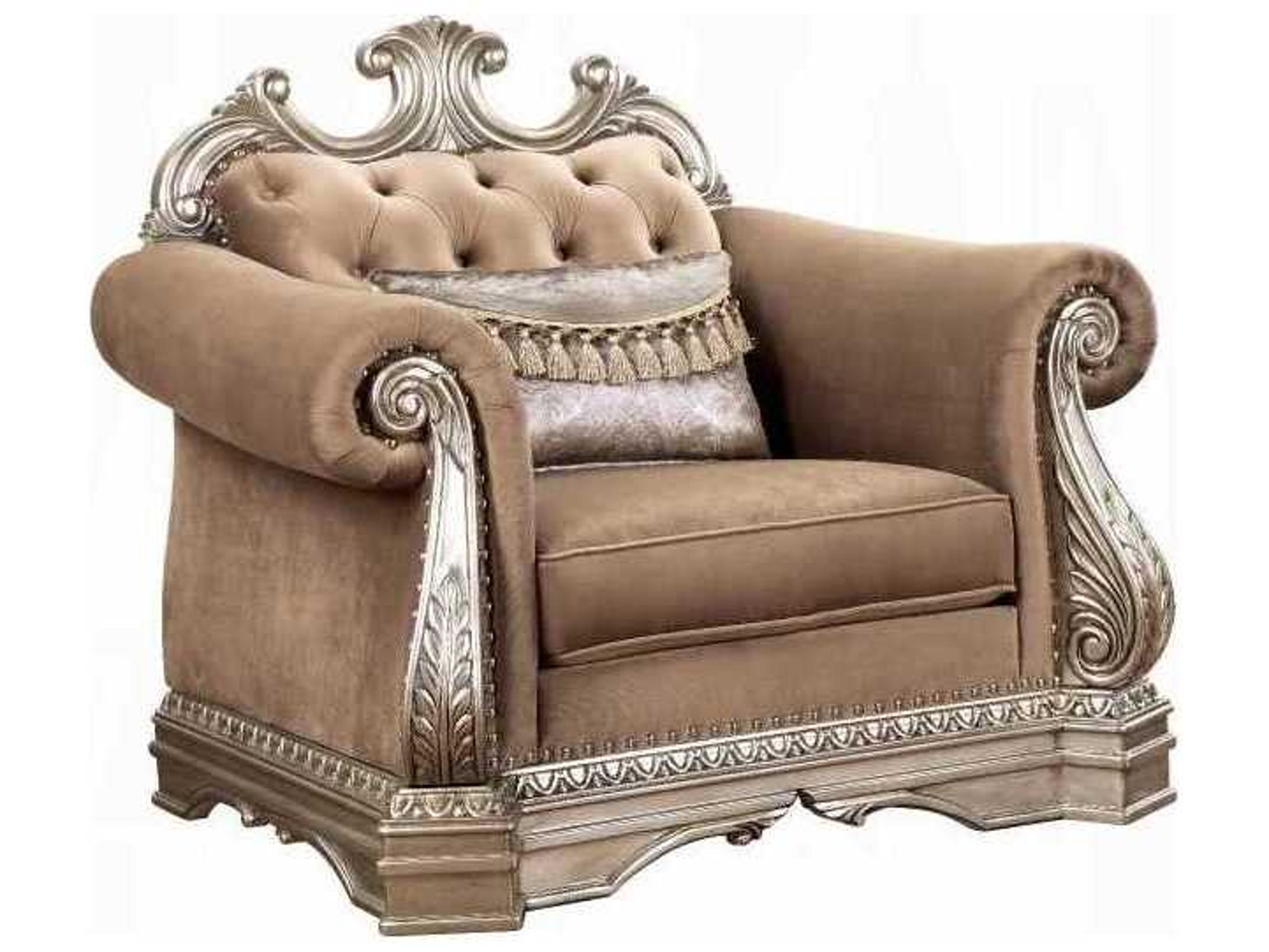 Acme Furniture Northville Beige Velvet Accent Chair