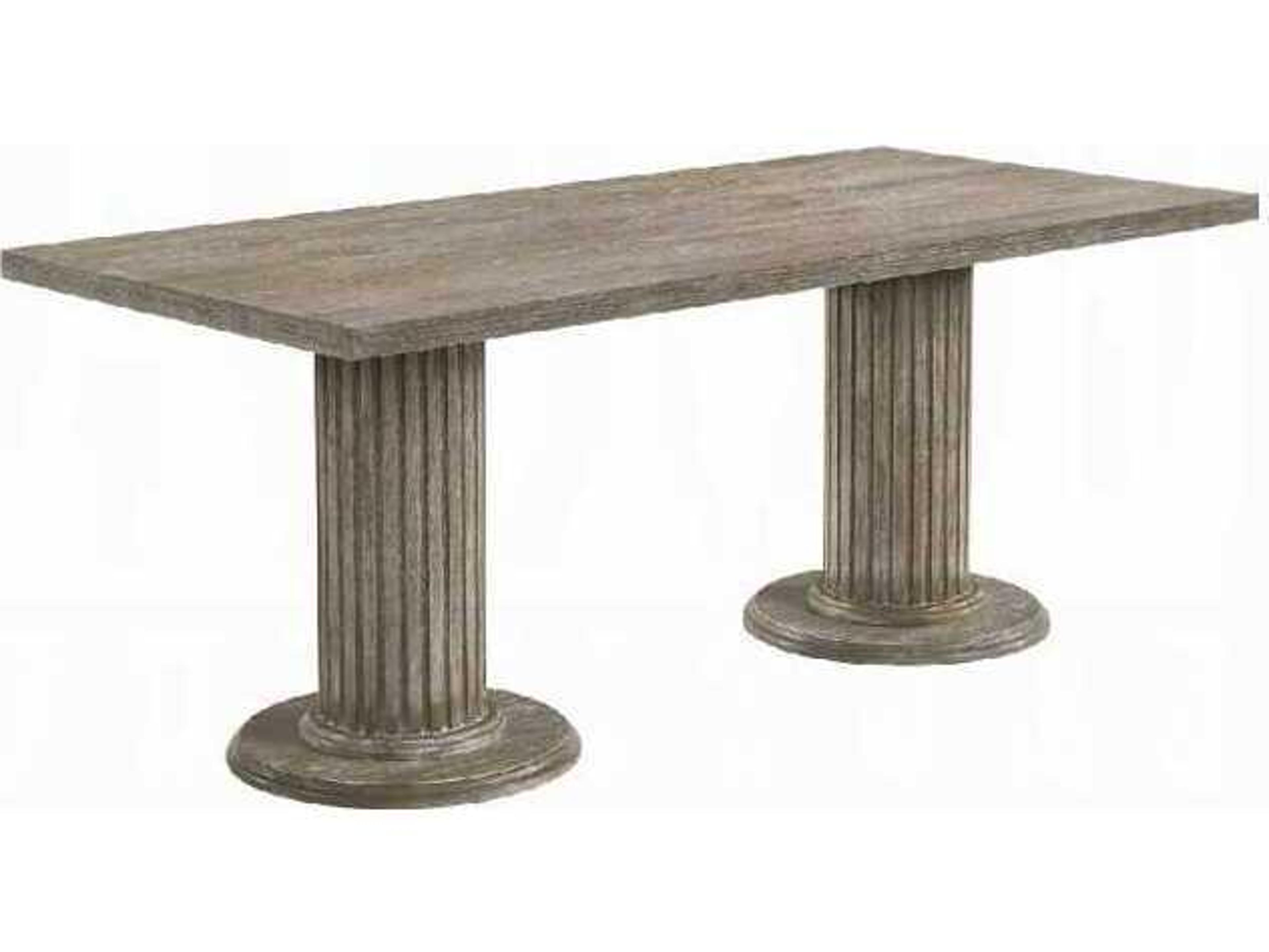 Acme Furniture Gabrian Rectangular Wood Reclaimed Gray Dining Table
