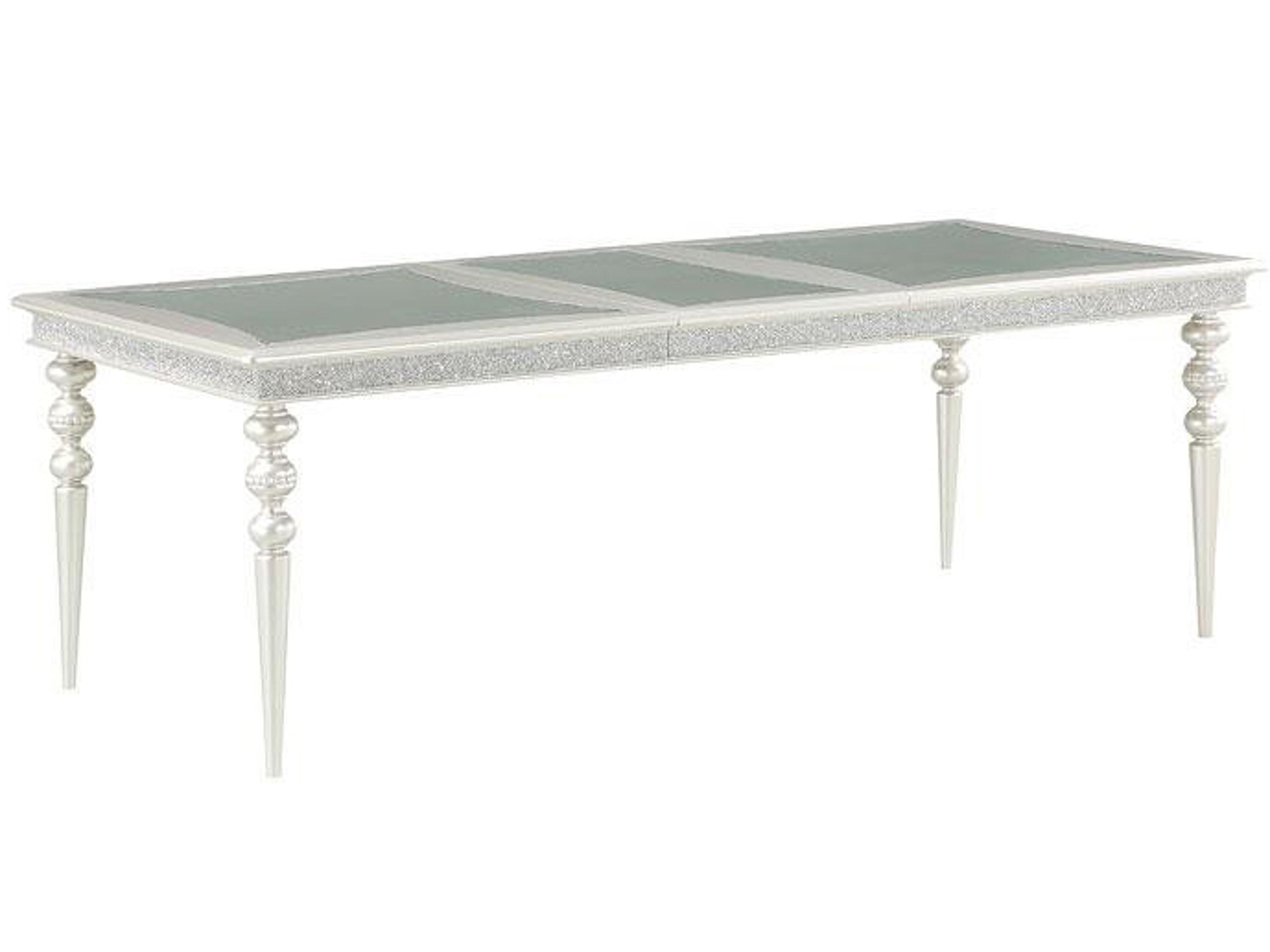 Acme Furniture Maverick Rectangular Wood Platinum Dining Table