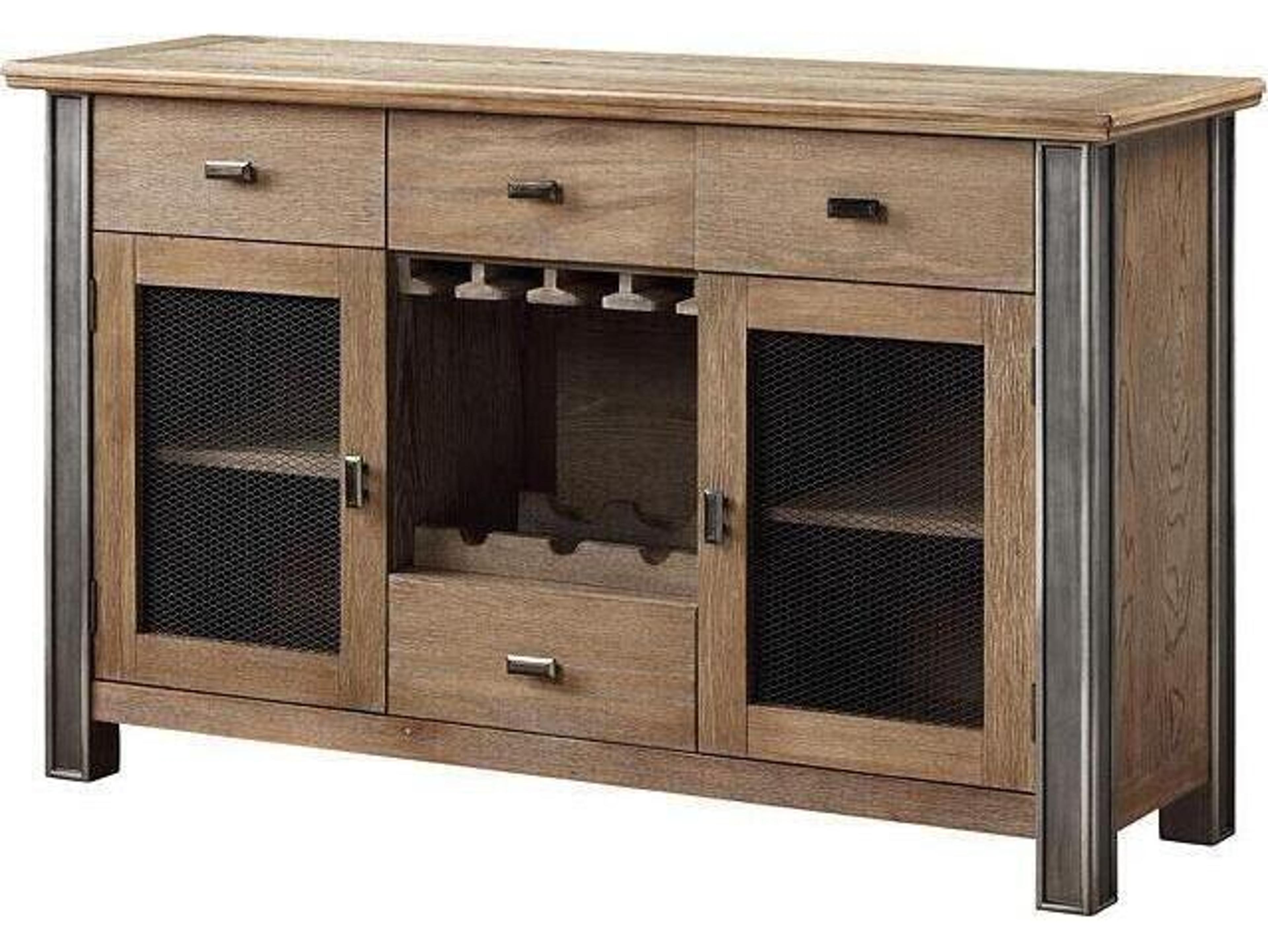 Acme Furniture Nathaniel 56" Oak Wood Maple Sideboard