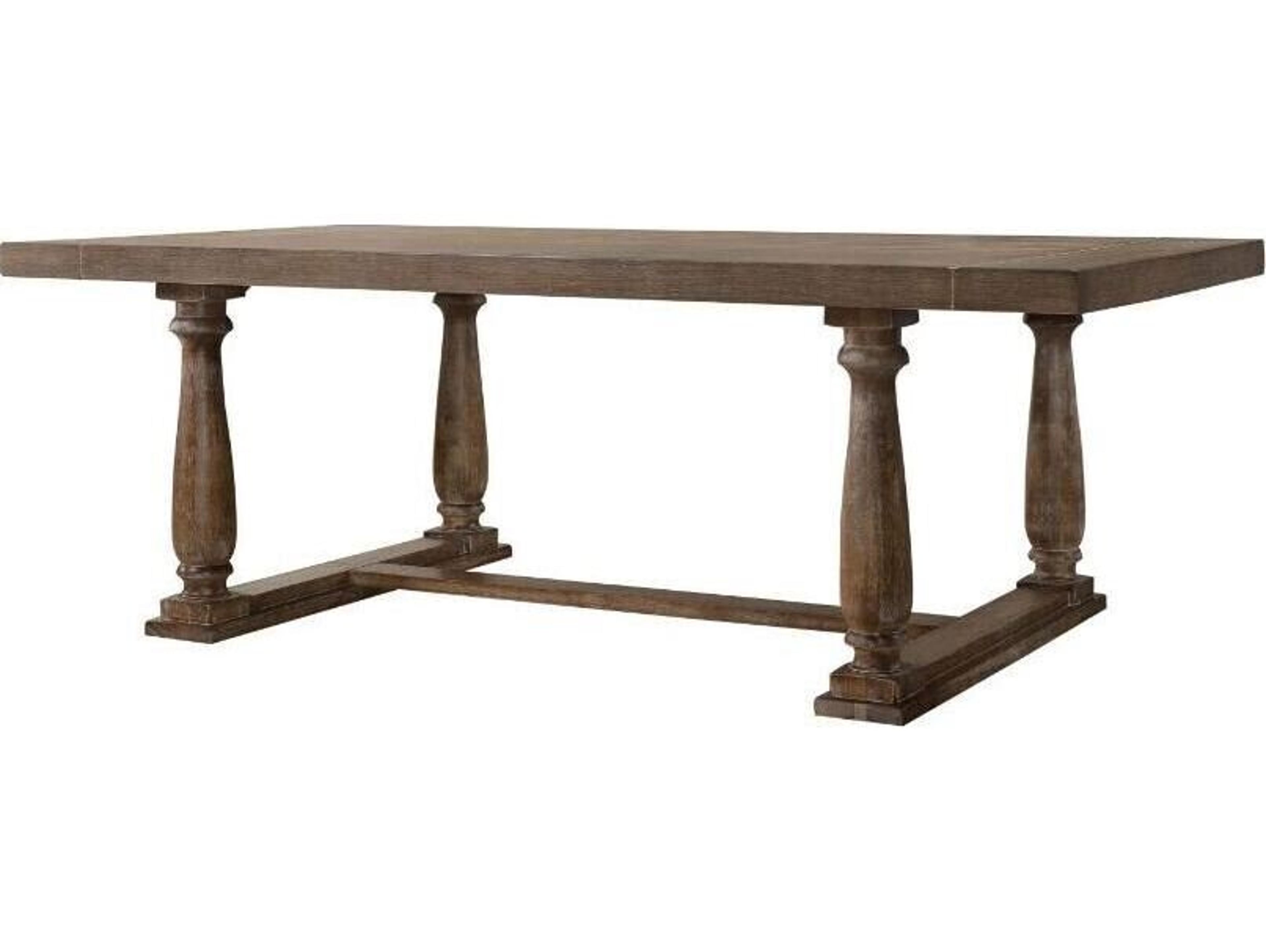 Acme Furniture Bernard Rectangular Wood Weathered Oak Dining Table